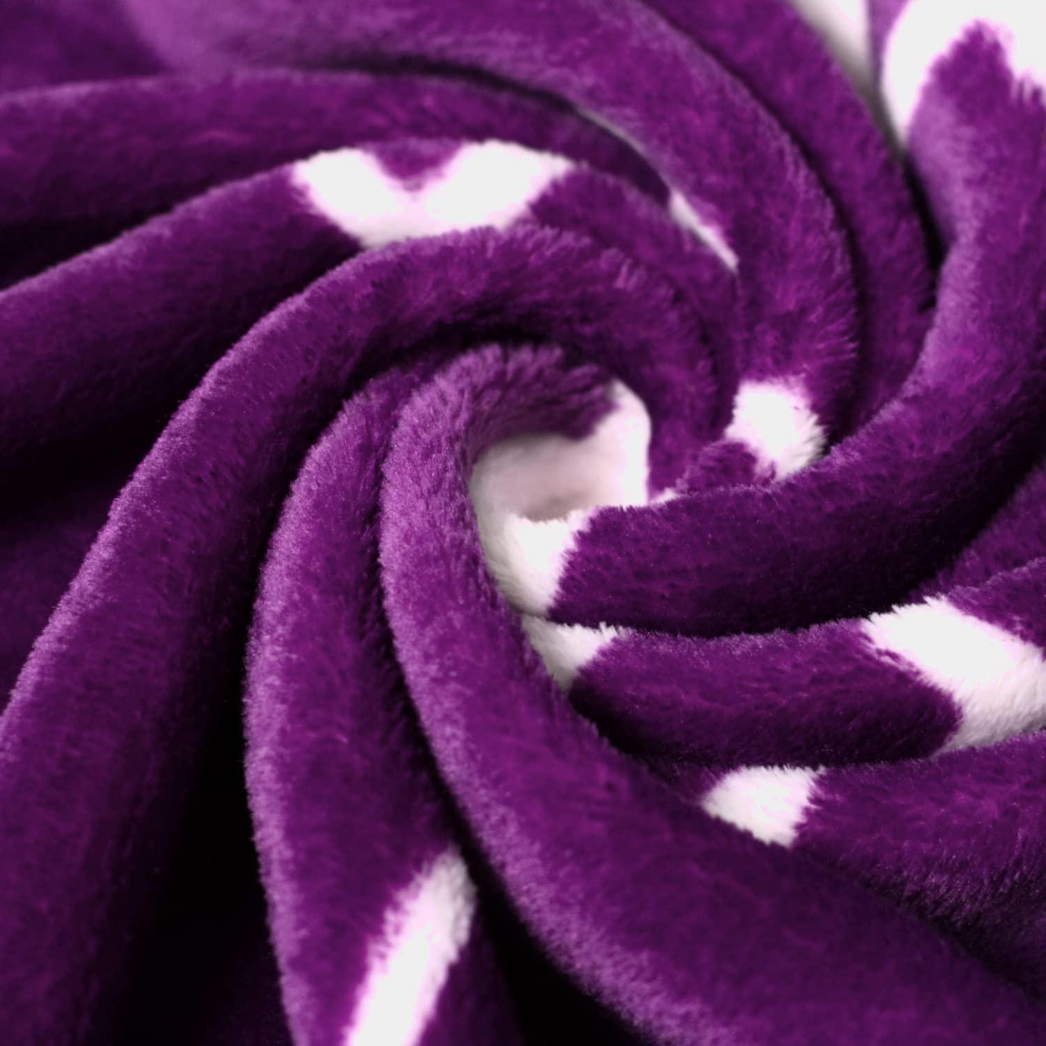 Gifts for Sister from Sister Birthday Gifts, Cozy Throw Blanket, Thoughtful Presents for Women, Soft Blanket for Her, Unique Gift Ideas, for Her (Purple) - Image 9