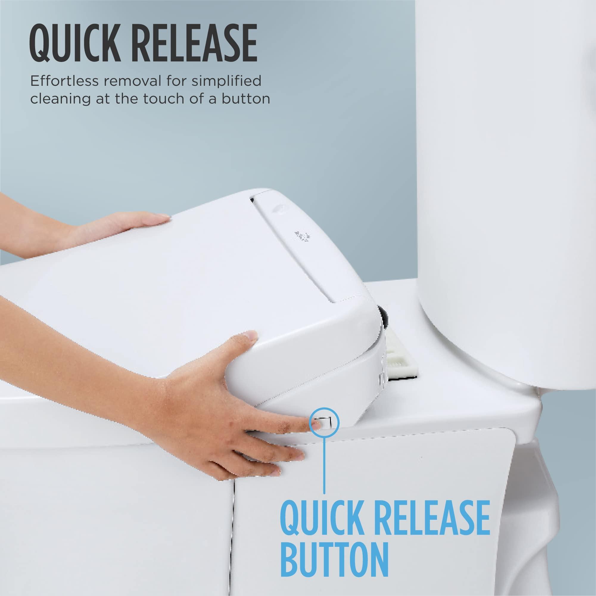 TOTO SW3084#01 WASHLET C5 Electronic Bidet Toilet Seat with PREMIST and EWATER+ Wand Cleaning, Elongated, Cotton White - Image 14