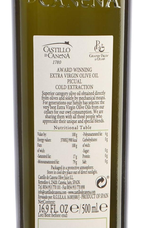 Castillo de Canena Picual Olive Oil from Spain (17oz/500ml) - Image 2