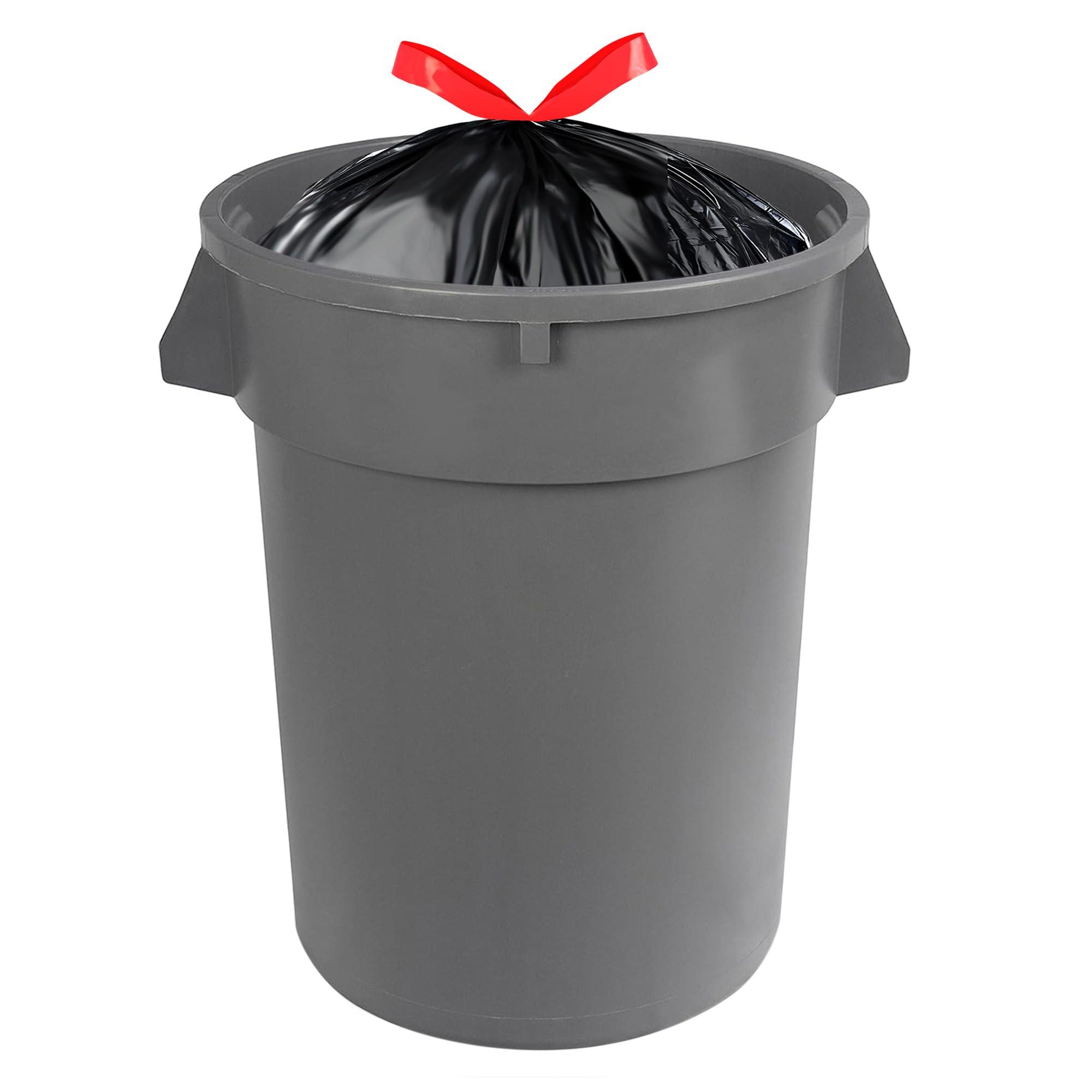 Amazon Basics Multipurpose Drawstring Trash Bags, 30 Gallon, 50 Count (Previously Solimo) - Image 4