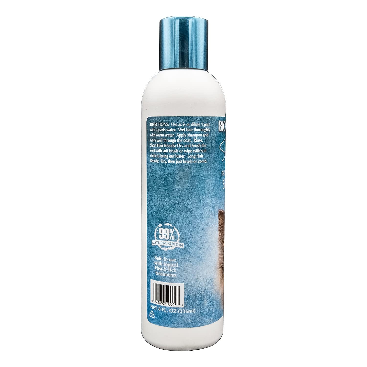Bio-Groom Protein Lanolin Cat Shampoo – Tear-Free Pet Shampoo, Soy Protein, Cat Bathing Supplies, Residue-Free, Cruelty-Free, Made in USA, Tearless Cat Products – 8 fl oz 1-Pack - Image 3