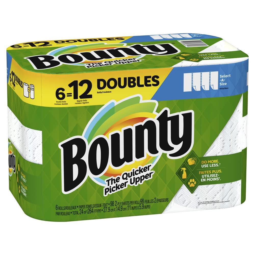Bounty Select-A-Size Paper Towels, White, 6 Count - Image 8