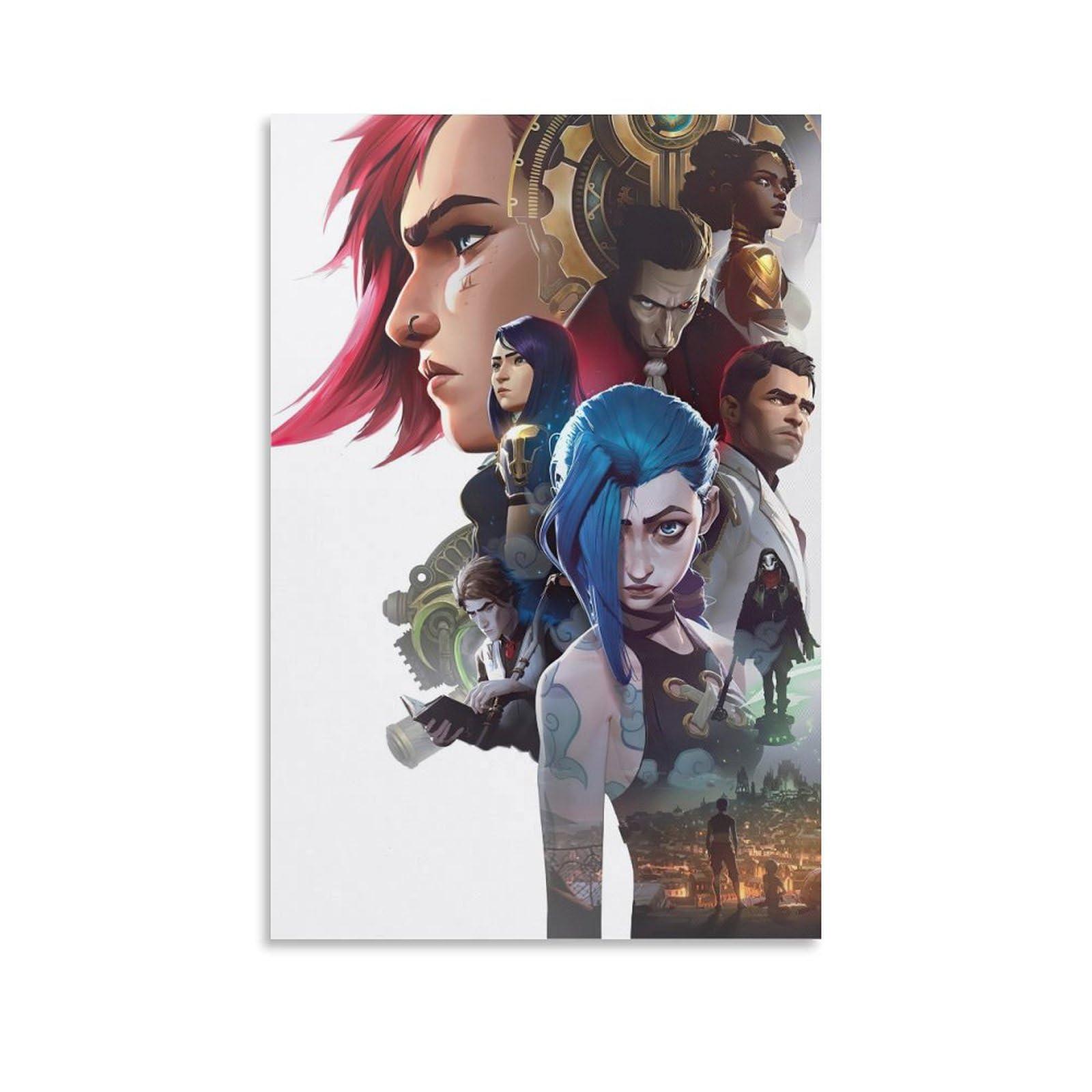 YMSVMKLF Arcane Canvas Poster Wall Art Decor Print Picture Paintings for Living Room Bedroom Decoration 16x24inch(40x60cm)