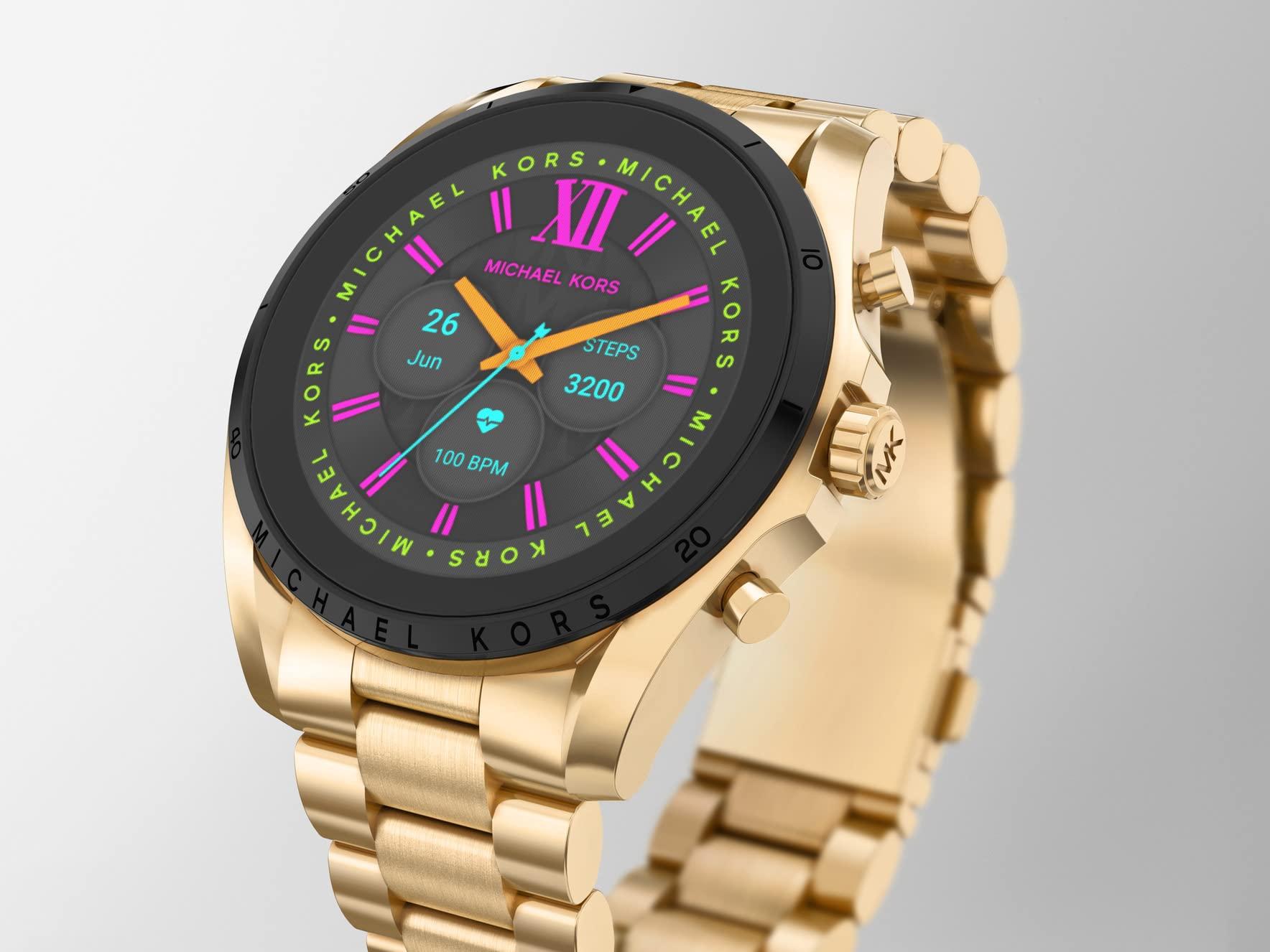 Michael Kors Men's or Women's Gen 6 44mm Touchscreen Smart Watch with Alexa Built-In, Fitness Tracker, Sleep Tracker, GPS, Music Control, Smartphone Notifications (Model: MKT5138V) - Image 8