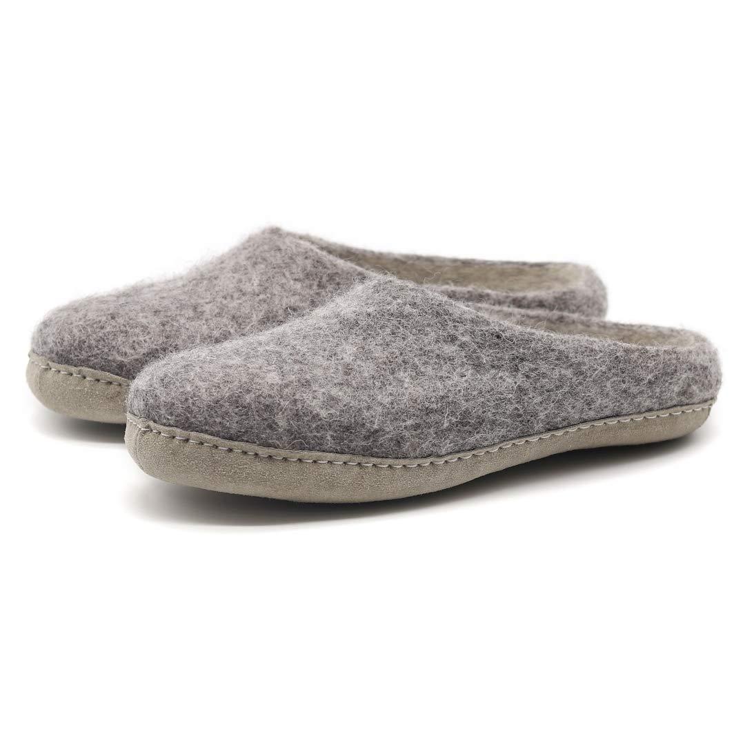 Nootkas Felted Merino Wool 'Astoria' Mule House Slipper