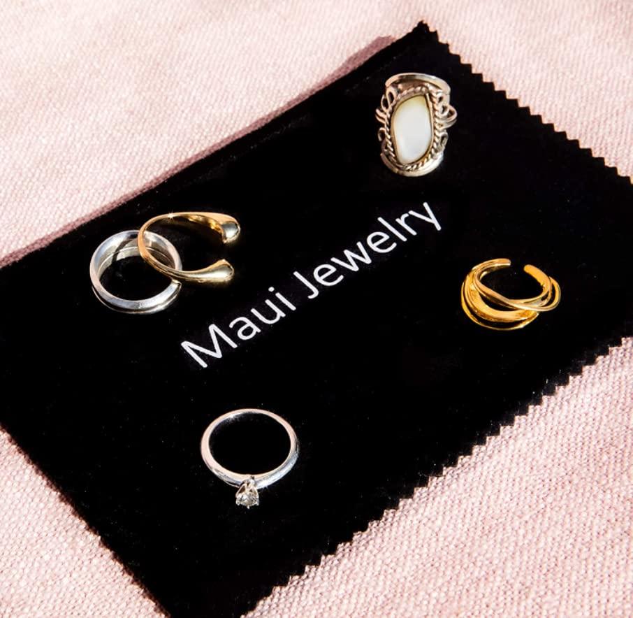 Maui Liquid Jewelry Cleaner Solution Complete kit with Cloth .. NOT Guaranteed to Work on All Jewelry. Only Works on 95% of specified Jewelry Below. Must Read Description - Image 3