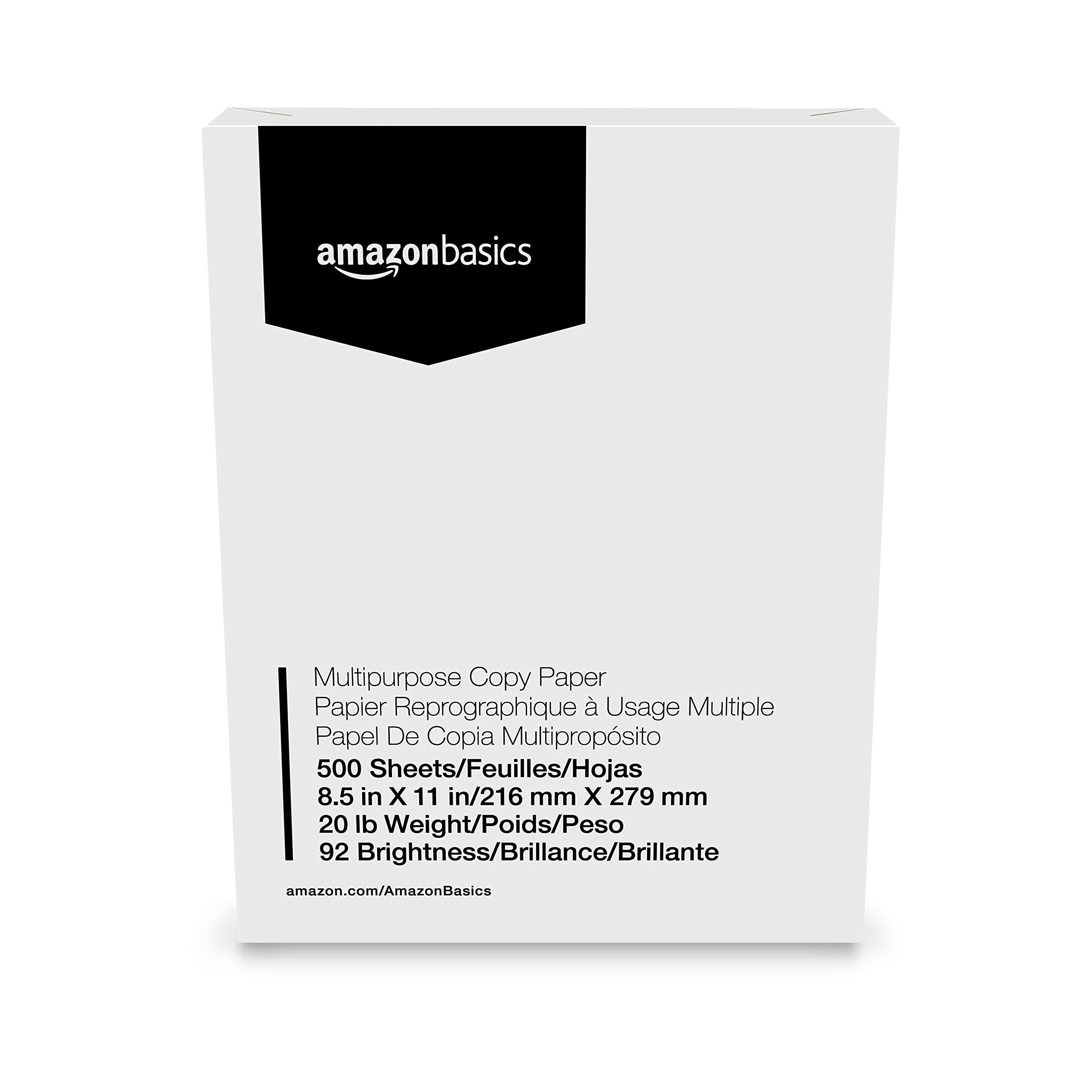 Amazon Basics Multipurpose Copy Printer Paper, 20 lb, 92 Bright, 8.5" x 11", White, 3 Reams, 1500 Sheets - Image 4