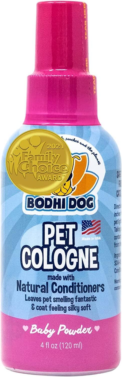 Bodhi Dog Baby Powder Scented Cat & Dog Cologne 4oz + Oatmeal Dog Shampoo & Conditioner for Pet Grooming 8oz | Moisturizing Dog Shampoo for Sensitive Skin | Deodorizing Cat and Dog Grooming Bundle - Image 2