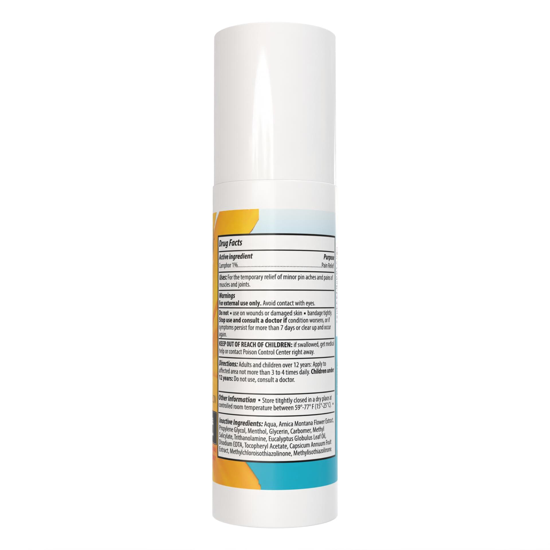 Sanar Naturals Arnica Roll On, 3 oz - Quick Pain Relief of Joint Pain, Muscle Pain, Muscle Soreness, Lower Back Pain and Neck Pain, Contains Menthol and Camphor, Non-Greasy - Image 2