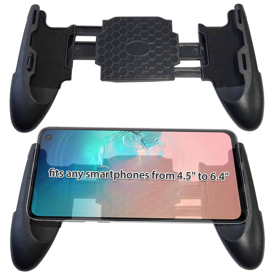Mobile Joystick Controller Grip Case for Smartphones, Mobile Phone Gaming Grip with Joystick, Controller Holder Ergonomic Design (Black Type 01) - Image 7