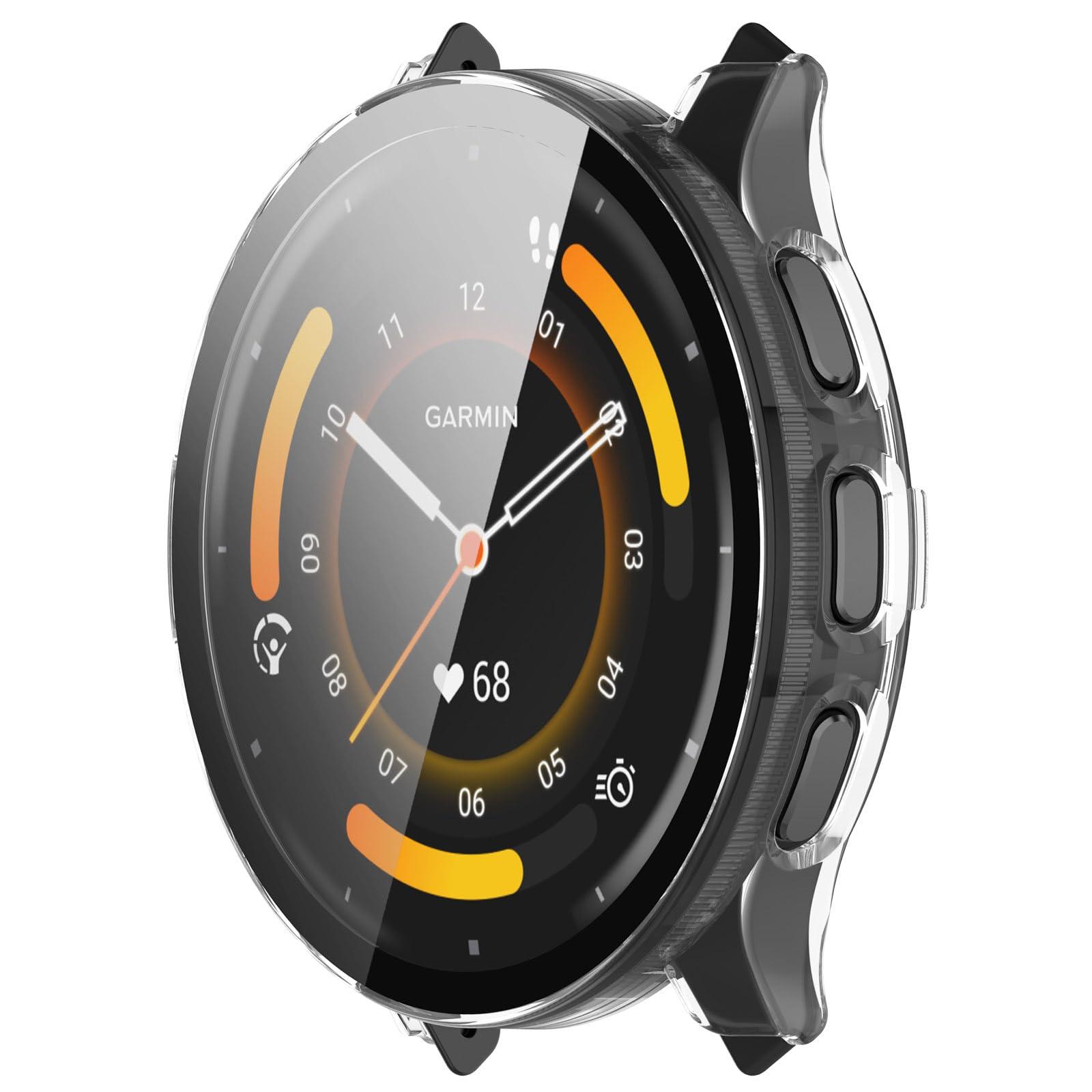 FanTEK Compatible for Garmin Venu 3S (41mm) Watch Case for Women Men, Scratch Resistant Shock Absorbing Case, Clear - Image 4