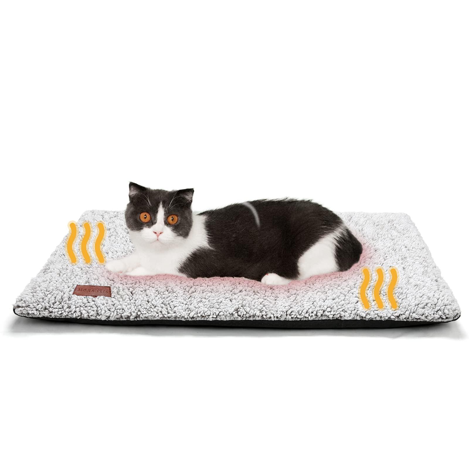 Self Warming Cat Bed Self Heating Cat Dog Mat 24 x 18 inch Extra Warm Thermal Pet Pad for Indoor Outdoor Pets with Removable Cover Non-Slip Bottom Washable Non Electric - Image 7
