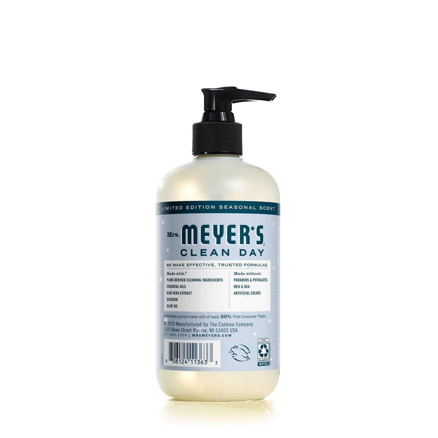 MRS. MEYER'S CLEAN DAY Hand Soap, Made with Essential Oils, Biodegradable Formula, Snowdrop, 12.5 fl. oz - Image 2