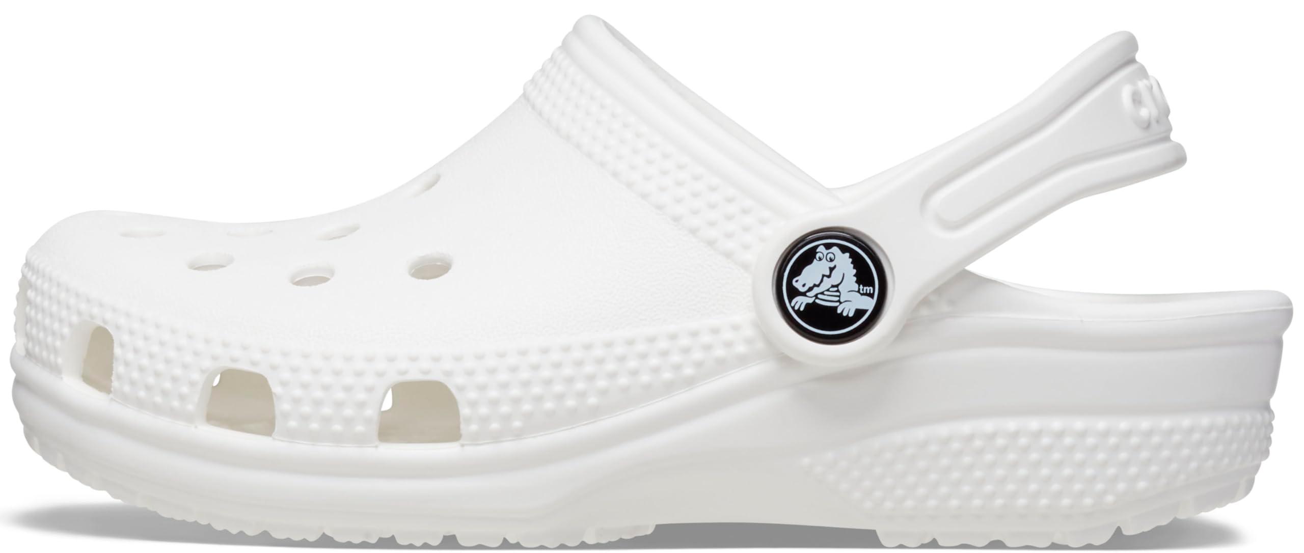 Crocs Classic Clogs (Little Kid/Big Kid) White 2 Little Kid M - Image 6