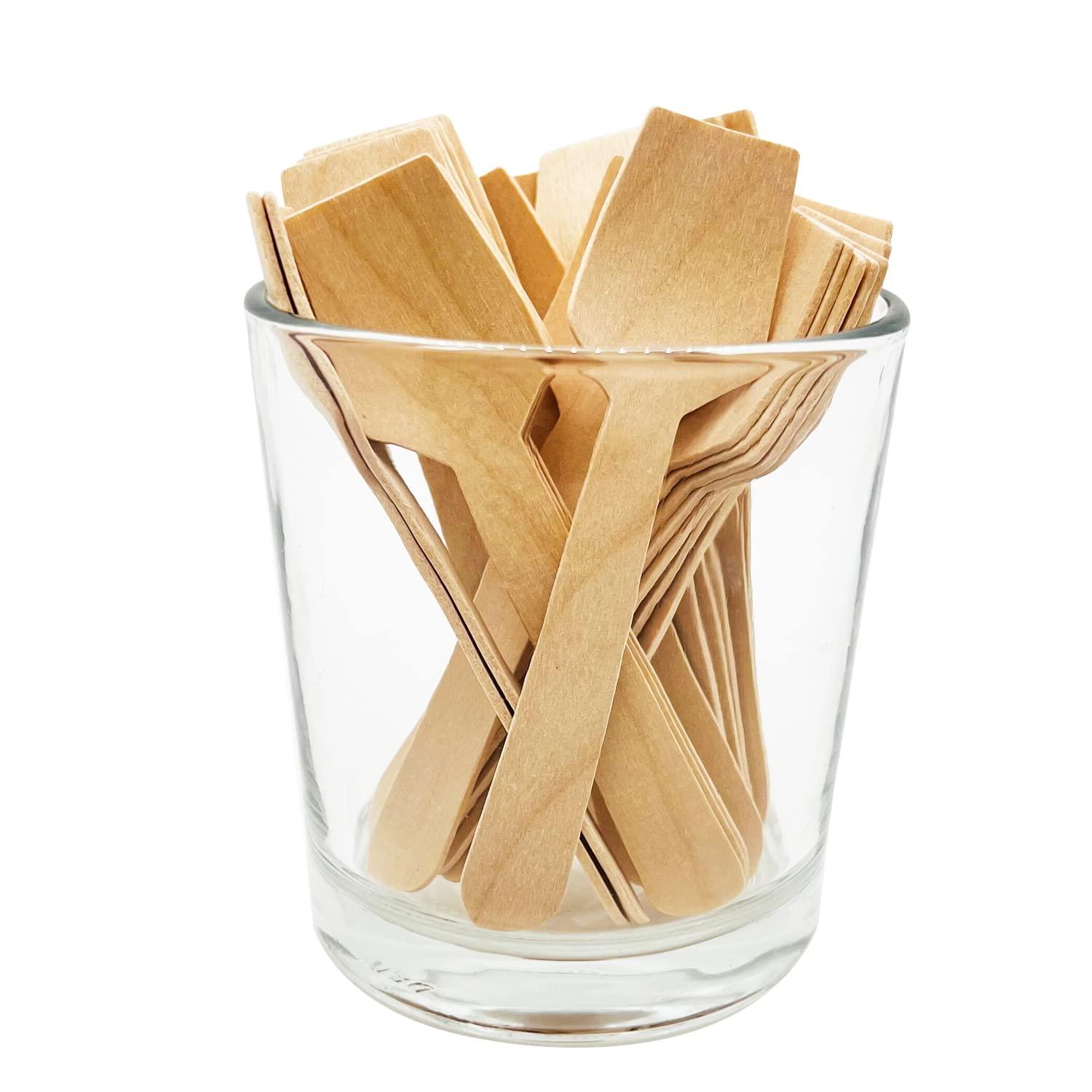 Mini Wooden Spoons, 200 Pcs 4 Inch Disposable Wooden Dessert Spoons, Biodegradable Compostable Birchwood - Image 4