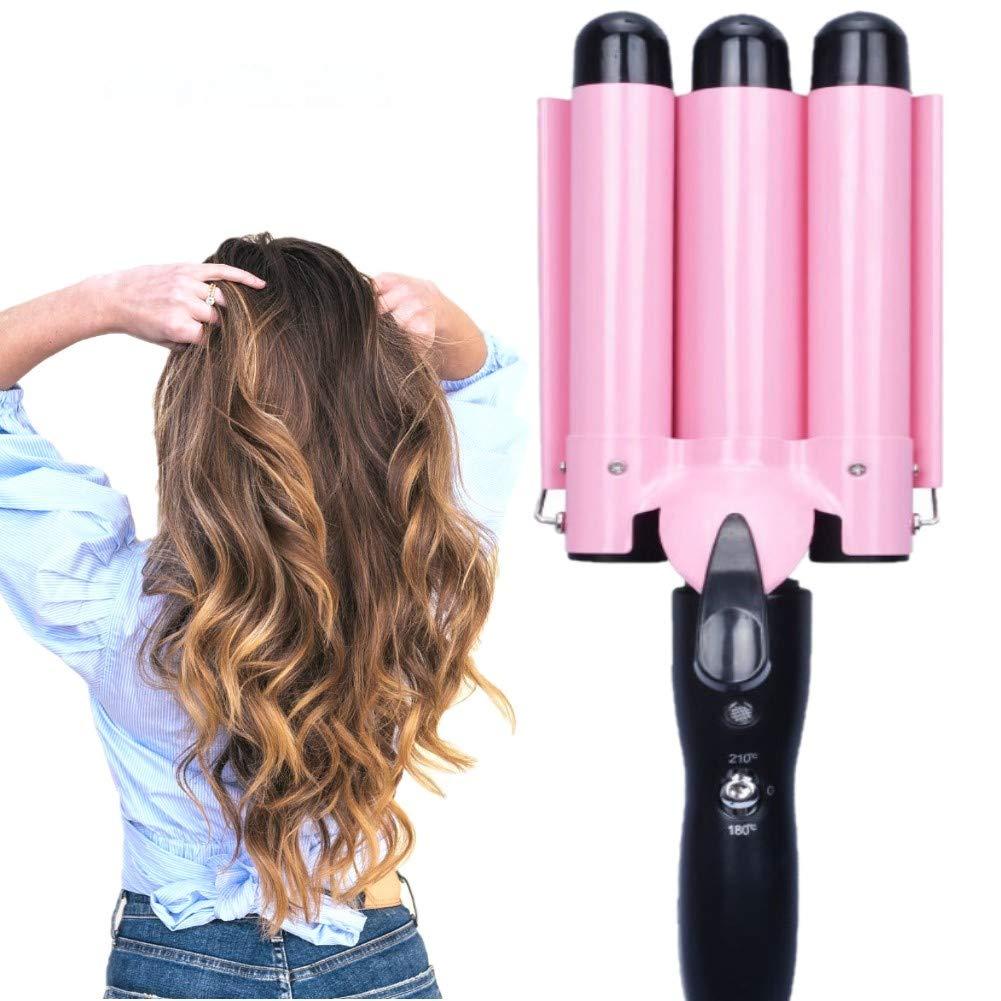 MODVICA 3 Jumbo Barrel Curling Iron Wand 32mm Hair Waver Temperature Adjustable Ceramic Big Waves Hair Crimper (1.25'') - Image 1