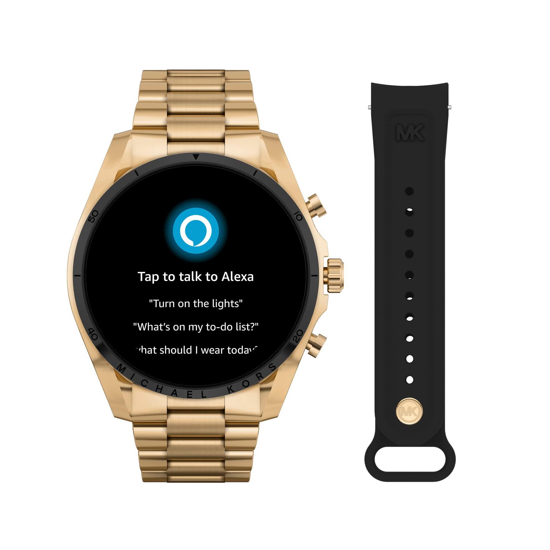 Michael Kors Men's or Women's Gen 6 44mm Touchscreen Smart Watch with Alexa Built-In, Fitness Tracker, Sleep Tracker, GPS, Music Control, Smartphone Notifications (Model: MKT5138V) - Image 6