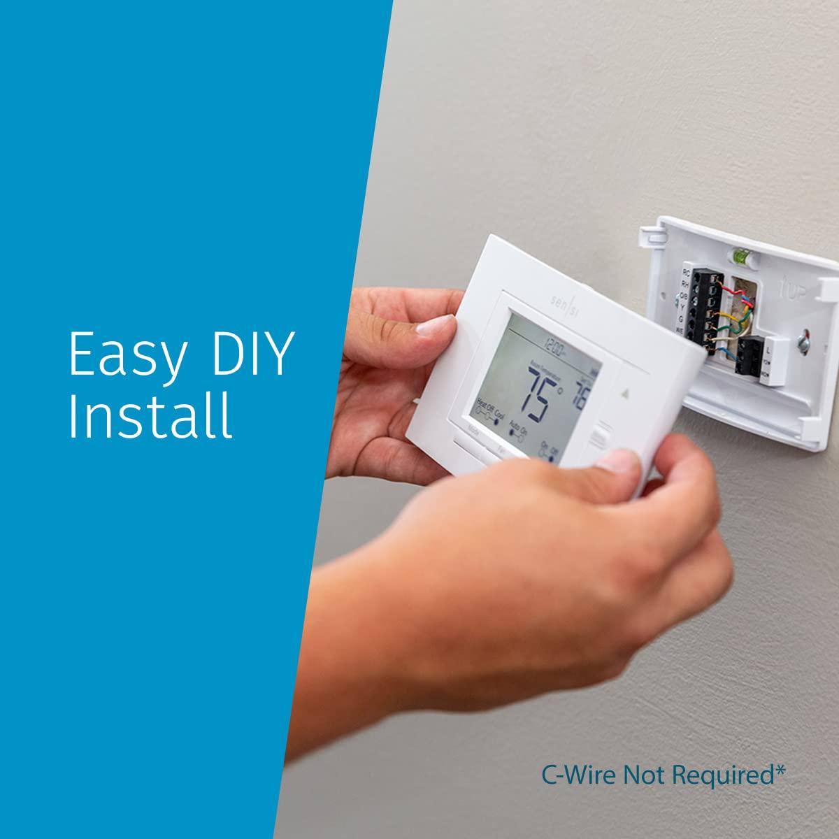 Sensi Smart Thermostat, 100 Years Of Expertise, Wi-Fi, Data Privacy, Programmable, Easy DIY Install, Works With Alexa, Energy Star Certified, Mobile App, ST55 - Image 6