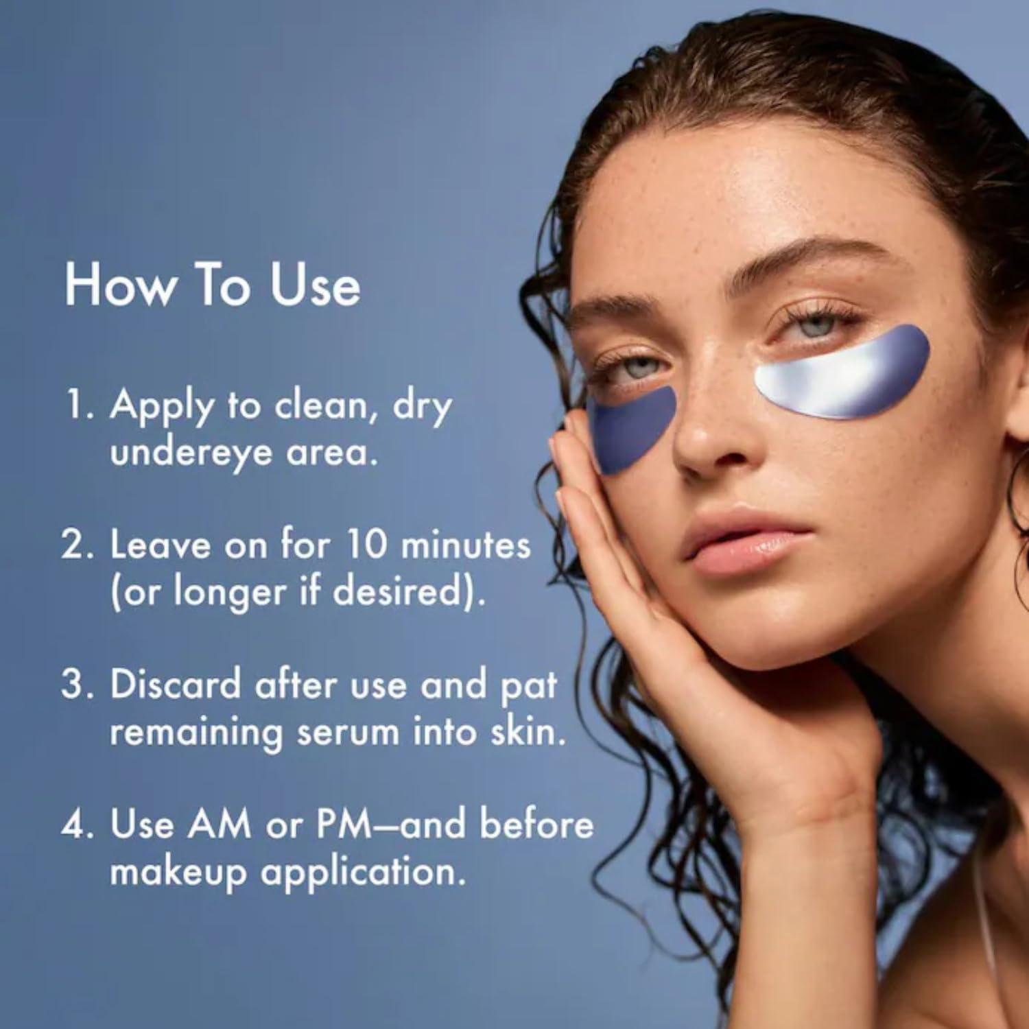 Summer Fridays Jet Lag Eye Patches (6 Pairs) - Moisturizing, Hydrating, and De-puffing Skincare for Puffy Undereye Bags & Circles - Image 3