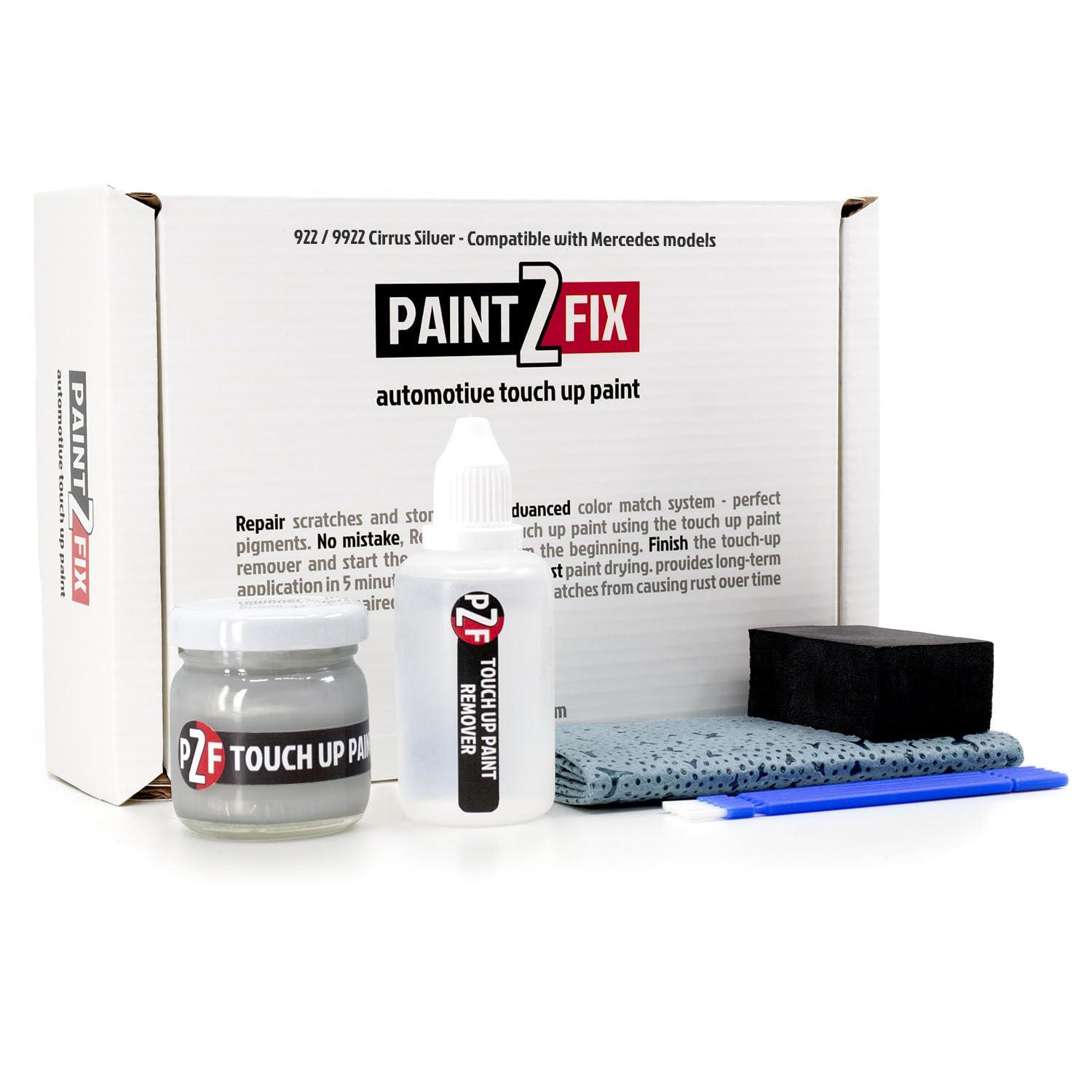 922/9922 Cirrus Silver Touch Up Paint Kit for Mercedes Scratch and Chip Repair - 0.84 Fl Oz (25ml)