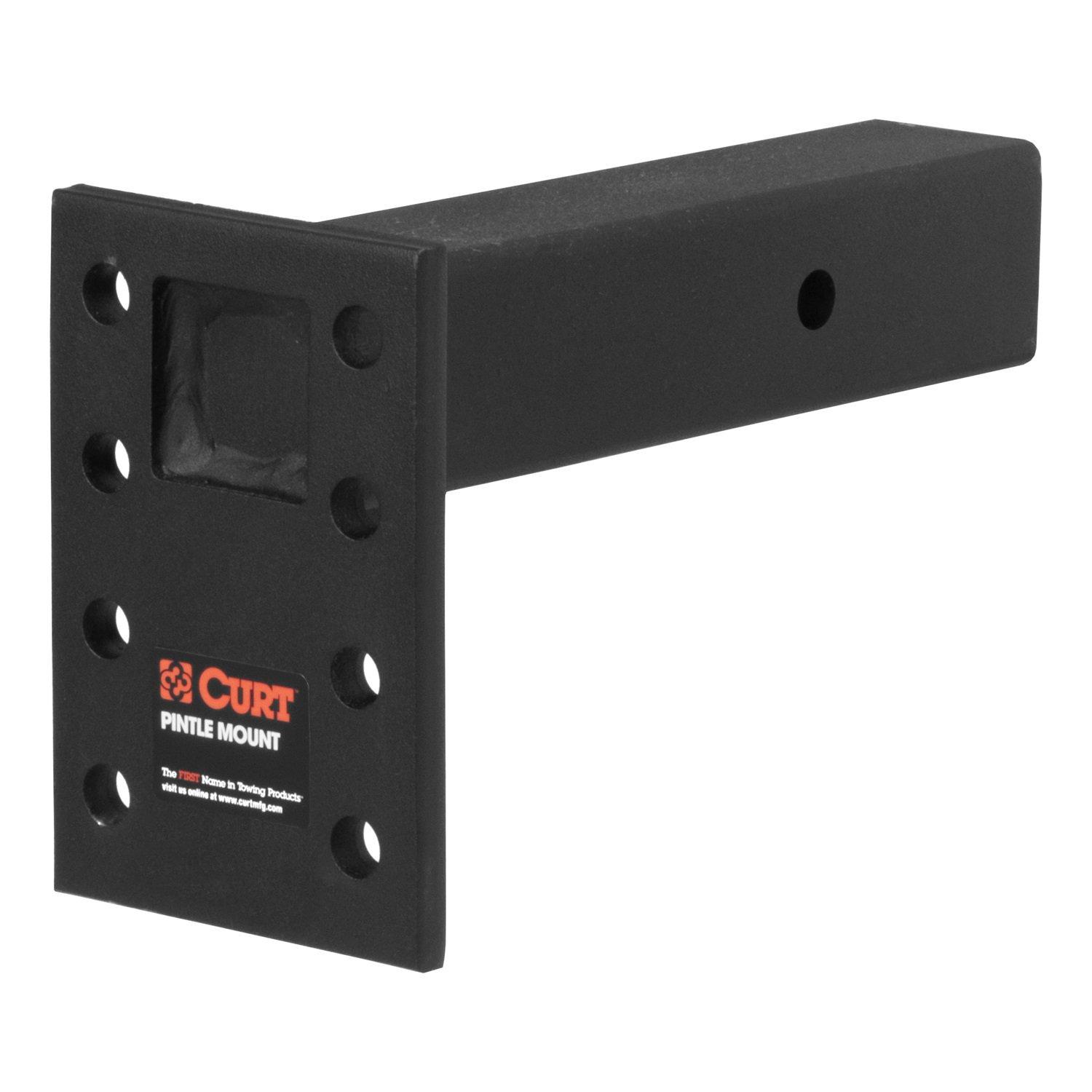 CURT 48329 Adjustable Pintle Mount for 2-1/2-Inch Hitch Receiver, 18,000 lbs, 6-1/2-Inch Drop, 8-Inch Length - Image 7
