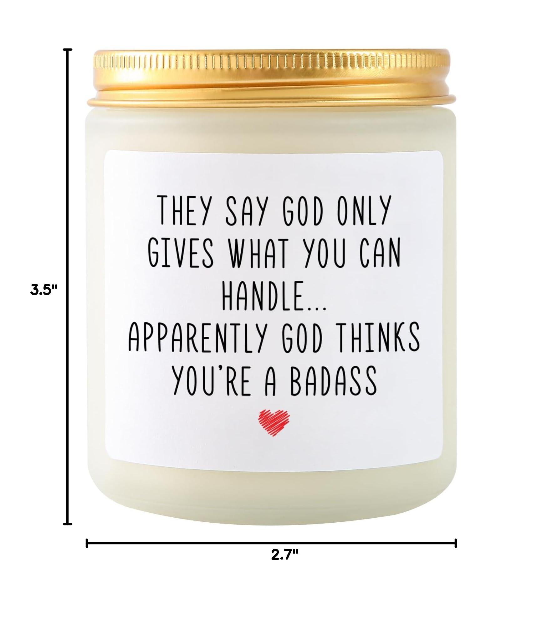 Get Well Soon Gifts for Women, Feel Better Candles Gift for Women Men After Surgery, Inspirational Gift, Sympathy, Sorry for Your Loss, Cancer Gifts - Lavender Scented Candle - Image 7
