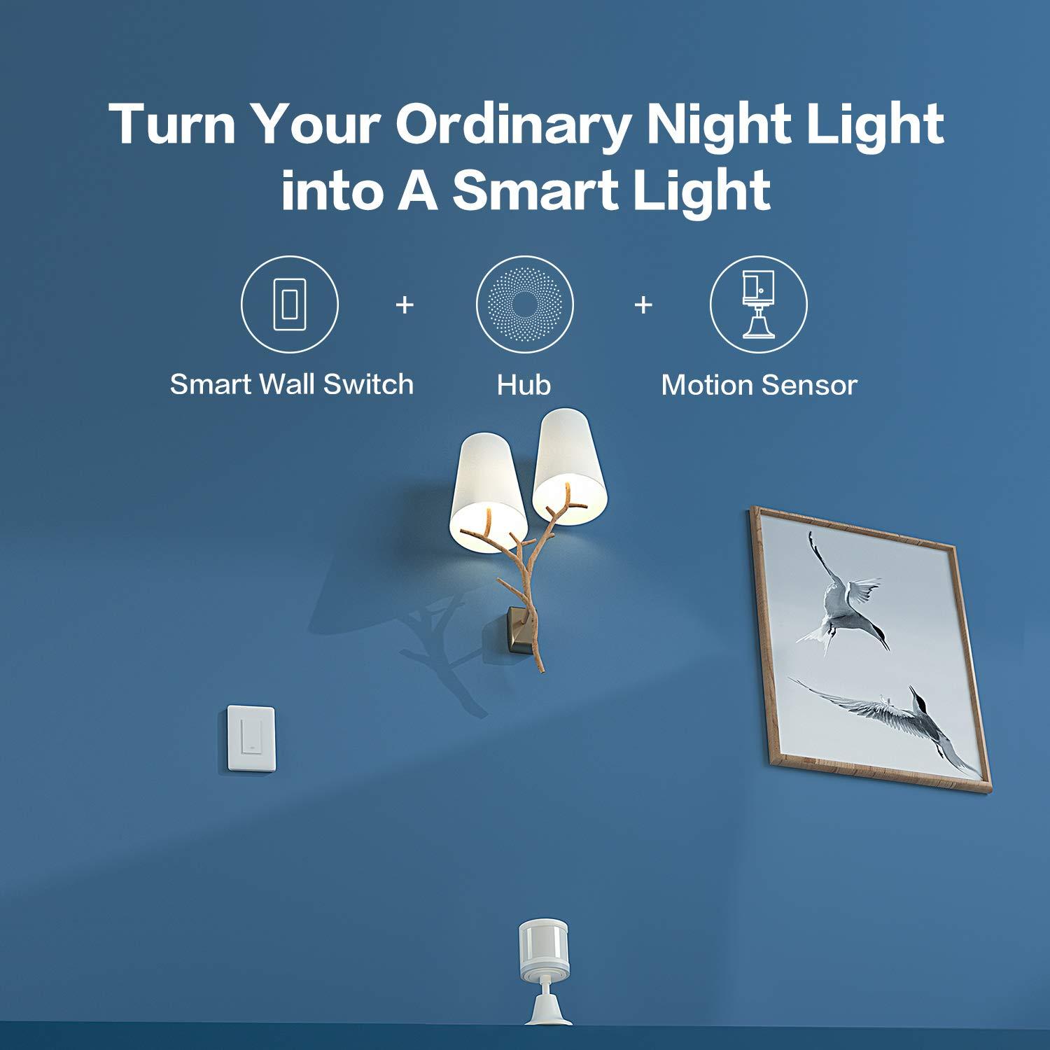 Aqara Smart Light Switch (No Neutral, Single Rocker), Requires AQARA HUB, Zigbee Light Switch, Remote Control and Smart Home Automation, Compatible with HomeKit, Google, Works with Alexa, SmartThings - Image 4
