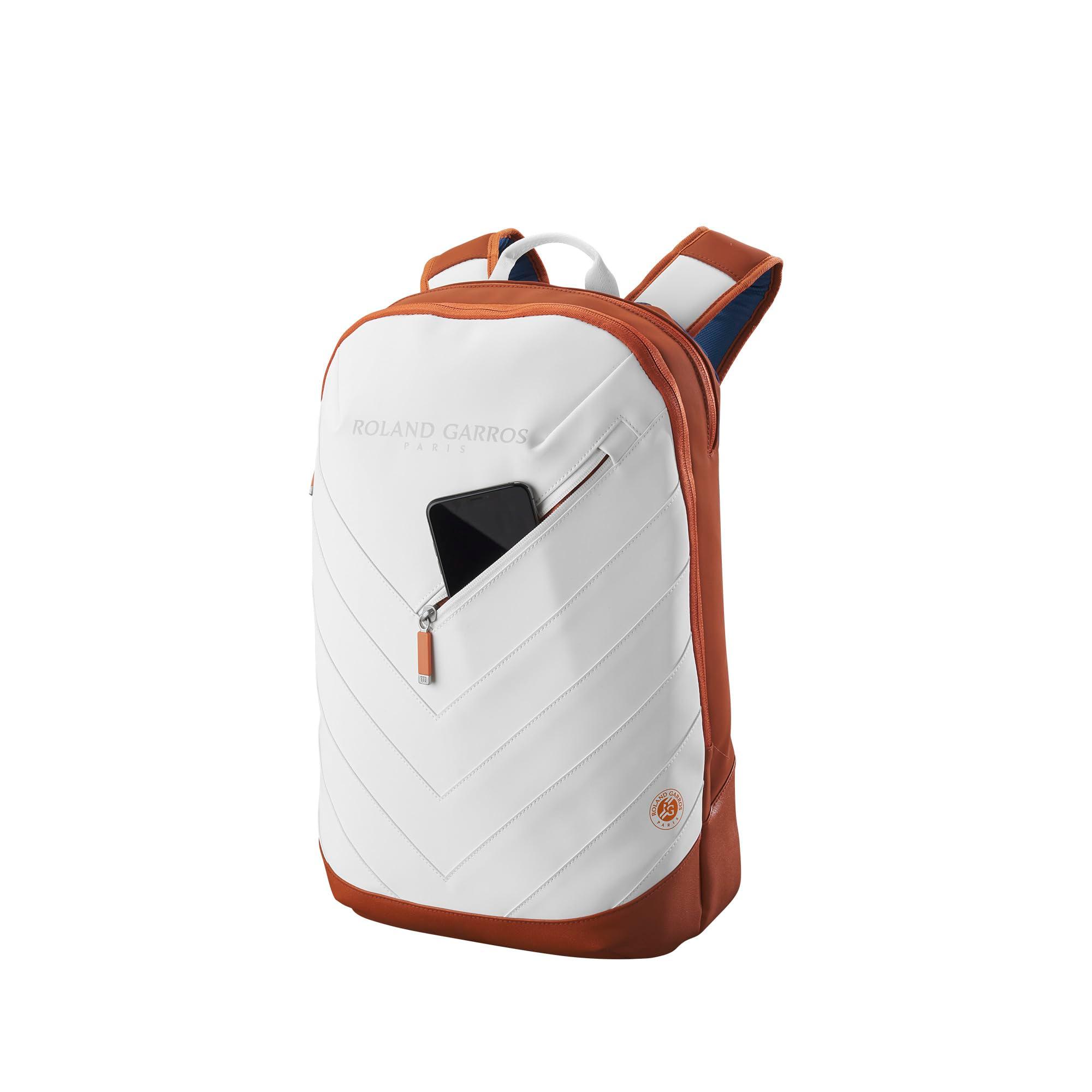 WILSON Roland-Garros Super Tour Tennis Racket Bags - Clay/White/Navy - Image 3