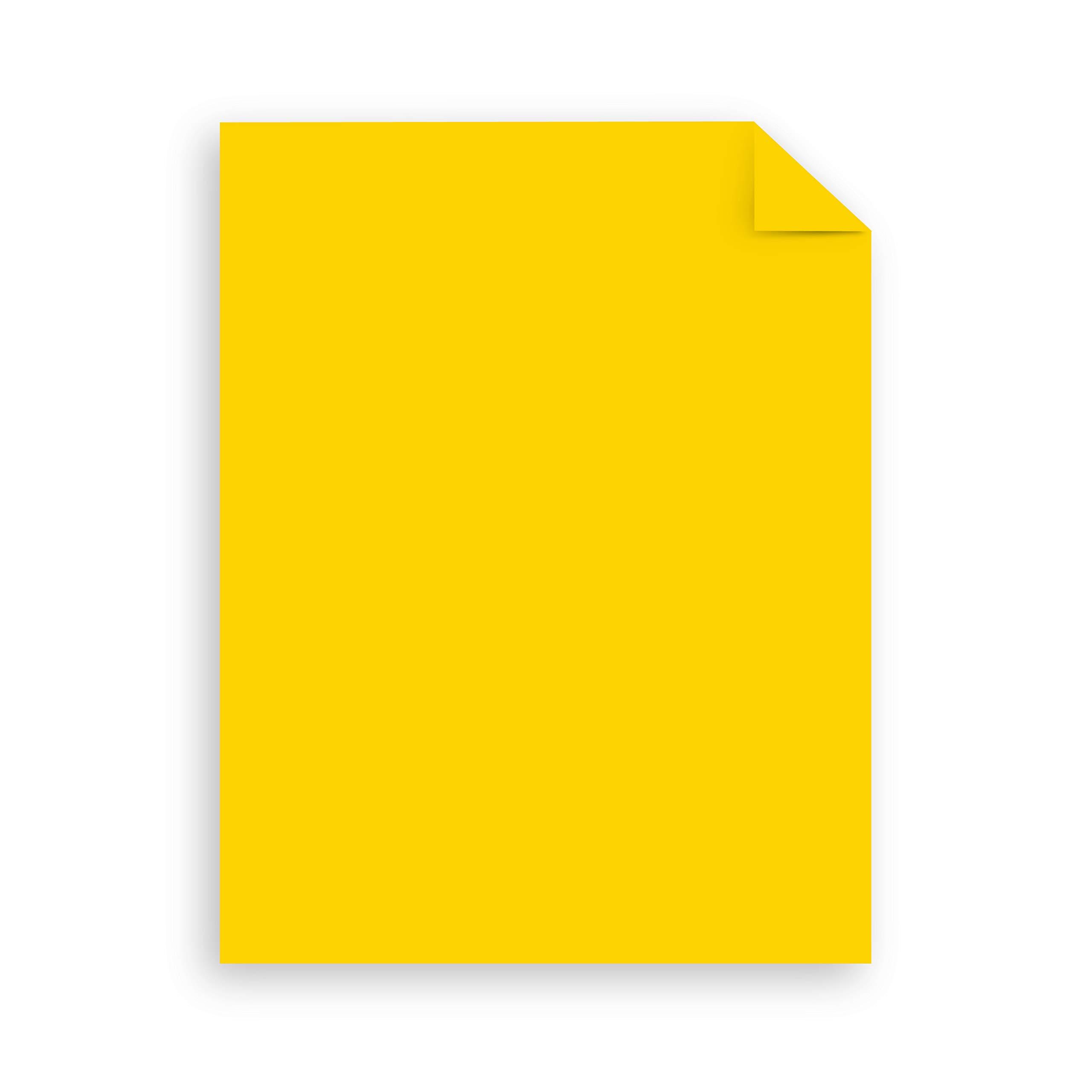 Astrobrights Mega Collection, Colored Paper, Bright Yellow, 625 Sheets, 24 lb/89 gsm, 8.5" x 11" - MORE SHEETS! (91618) - Image 3