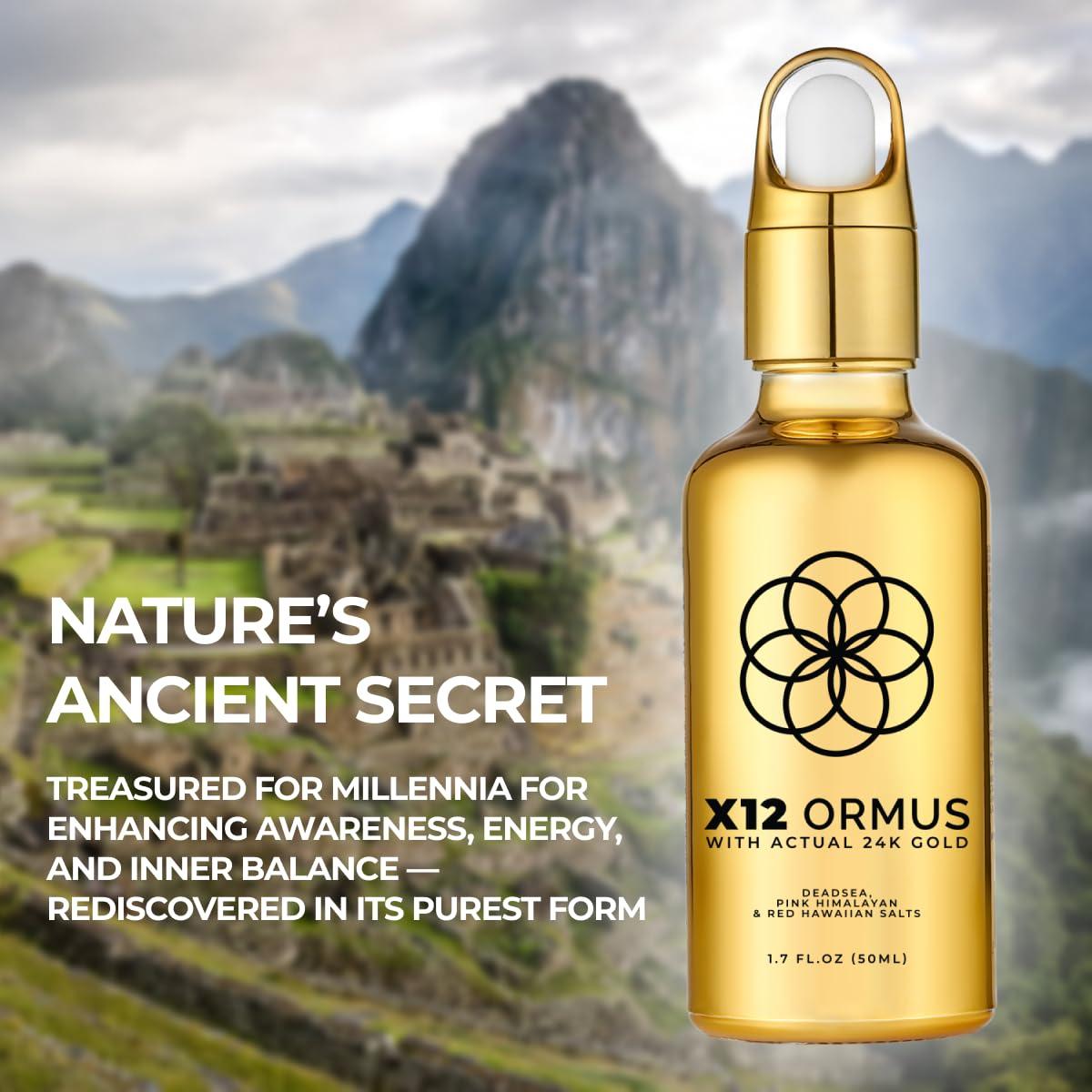 Ormus Monoatomic Gold Concentrate (High Potency x12) 3.4oz - Made by Real Alchemists - 24k Food Grade Liquid Gold, Dead Sea Salt & Pink Himalayan Salt - Image 3