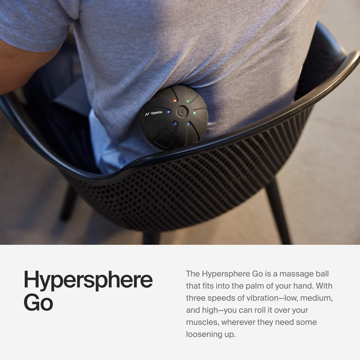Hyperice Hypersphere Go - Vibrating Massage Ball for Muscle Recovery, Myofascial Release and Soreness Relief - Portable Fitness Massager, perfect for use at the Gym, or at Home - FSA and HSA Eligible. - Image 3