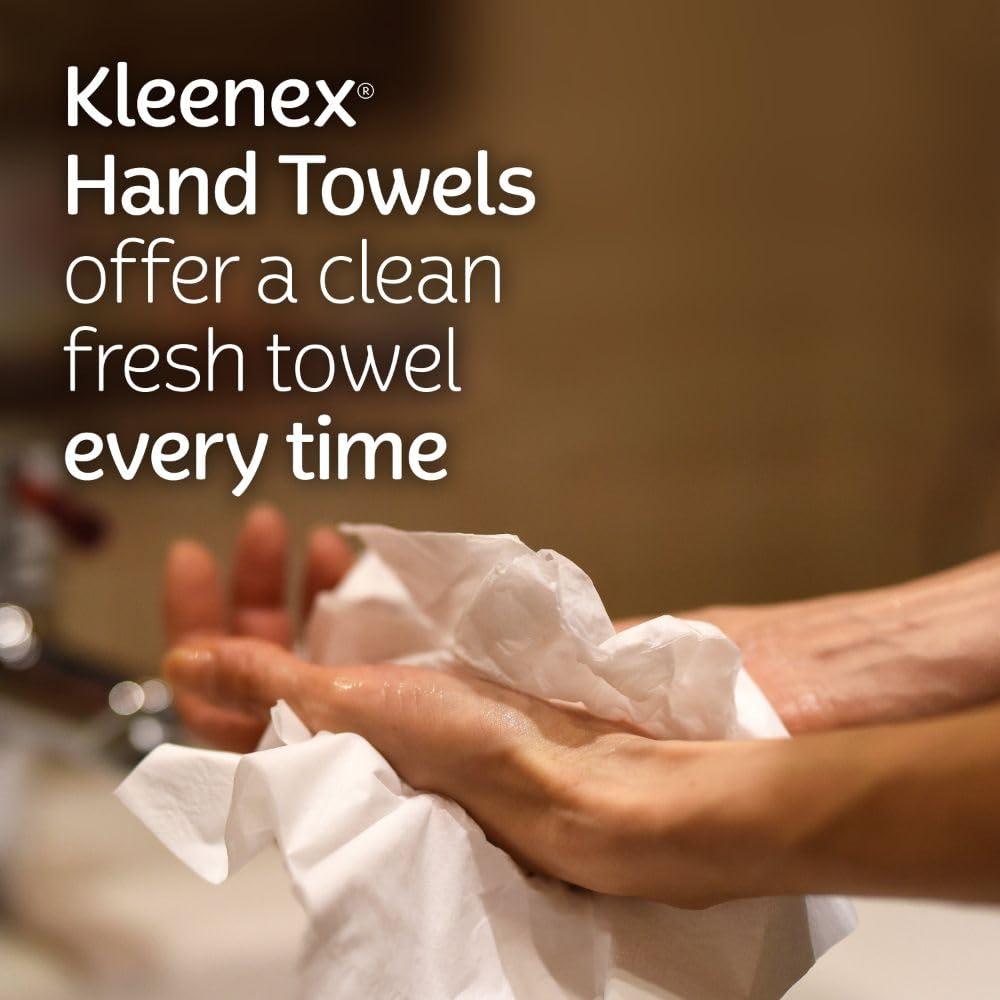 Kleenex Disposable Paper Hand Towels, 6 Boxes, 60 Tissues per Box (360 Total Tissues), Packaging May Vary - Image 5