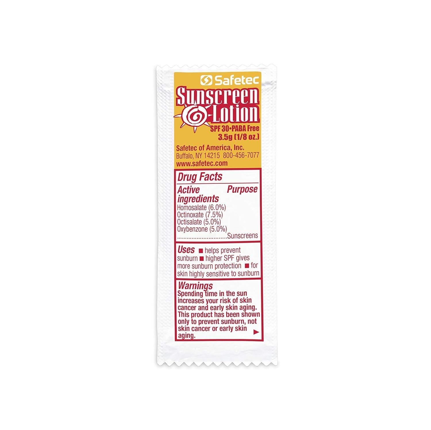 Safetec Sunscreen Lotion 1000 Packets SPF30+ and PABA-Free - Image 3