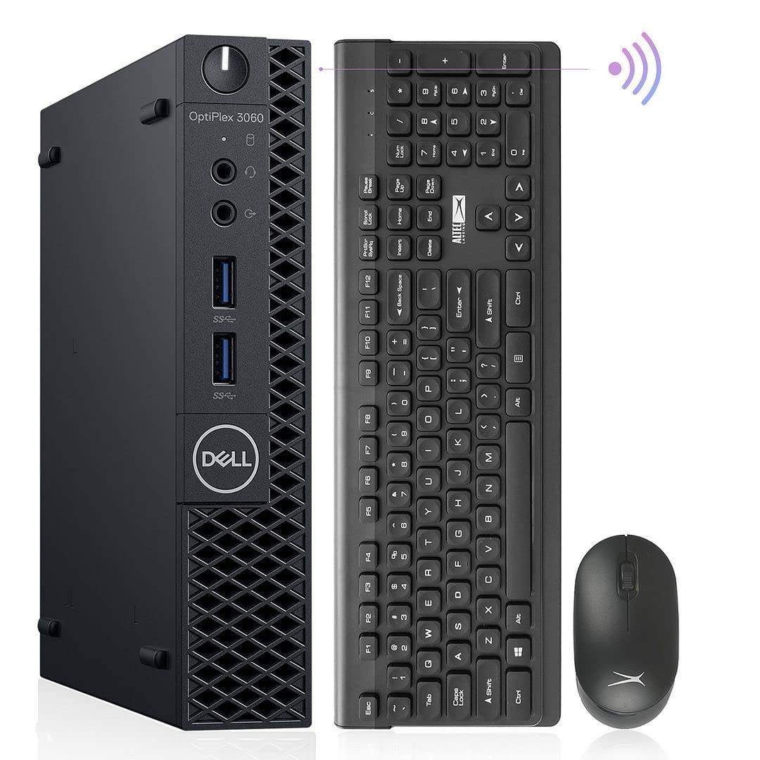 Dell Mini PC Windows 11 Micro Computer OptiPlex 3060 Desktop,i7-8700T 32GB Ram 1TB M.2 NVMe M.2 SSD,AX210 Built-WiFi 6E,HDMI Dual Monitor Support,Wireless Keyboard Mouse (Renewed)