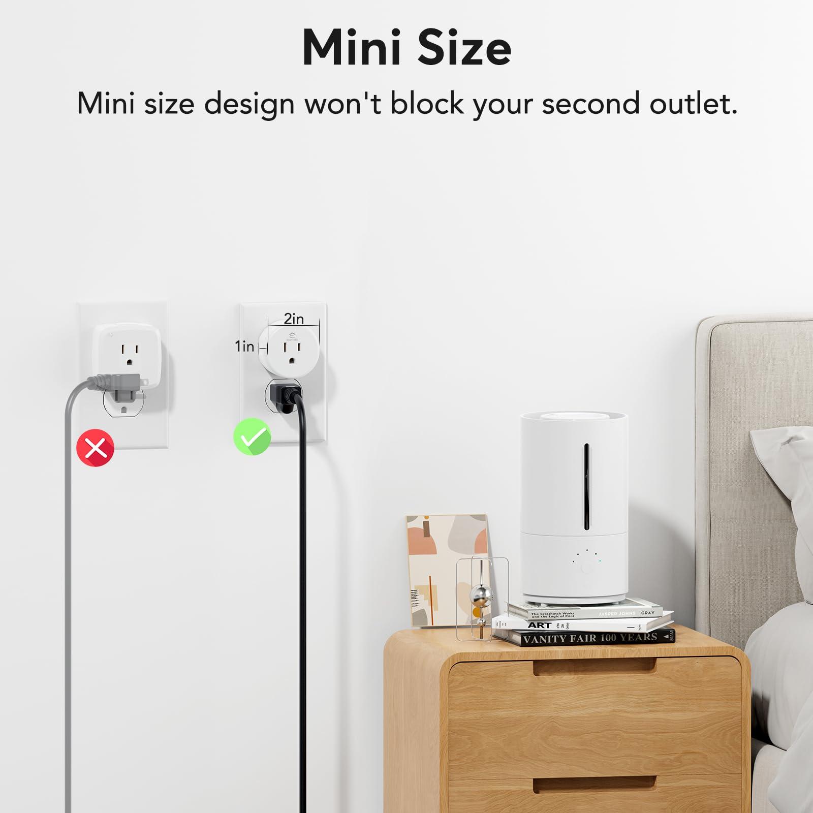 EIGHTREE Smart Plug, Smart Home WiFi Outlet Works with Alexa & Google Home, Smart Socket with Remote Control & Timer Function, 2.4GHz WiFi Only, 4 Packs - Image 7