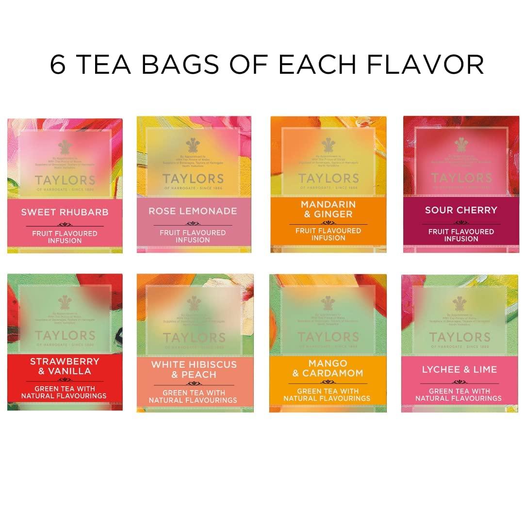 Taylors of Harrogate Green Tea & Herbal Infusions Variety Box, 48 Count - Image 2
