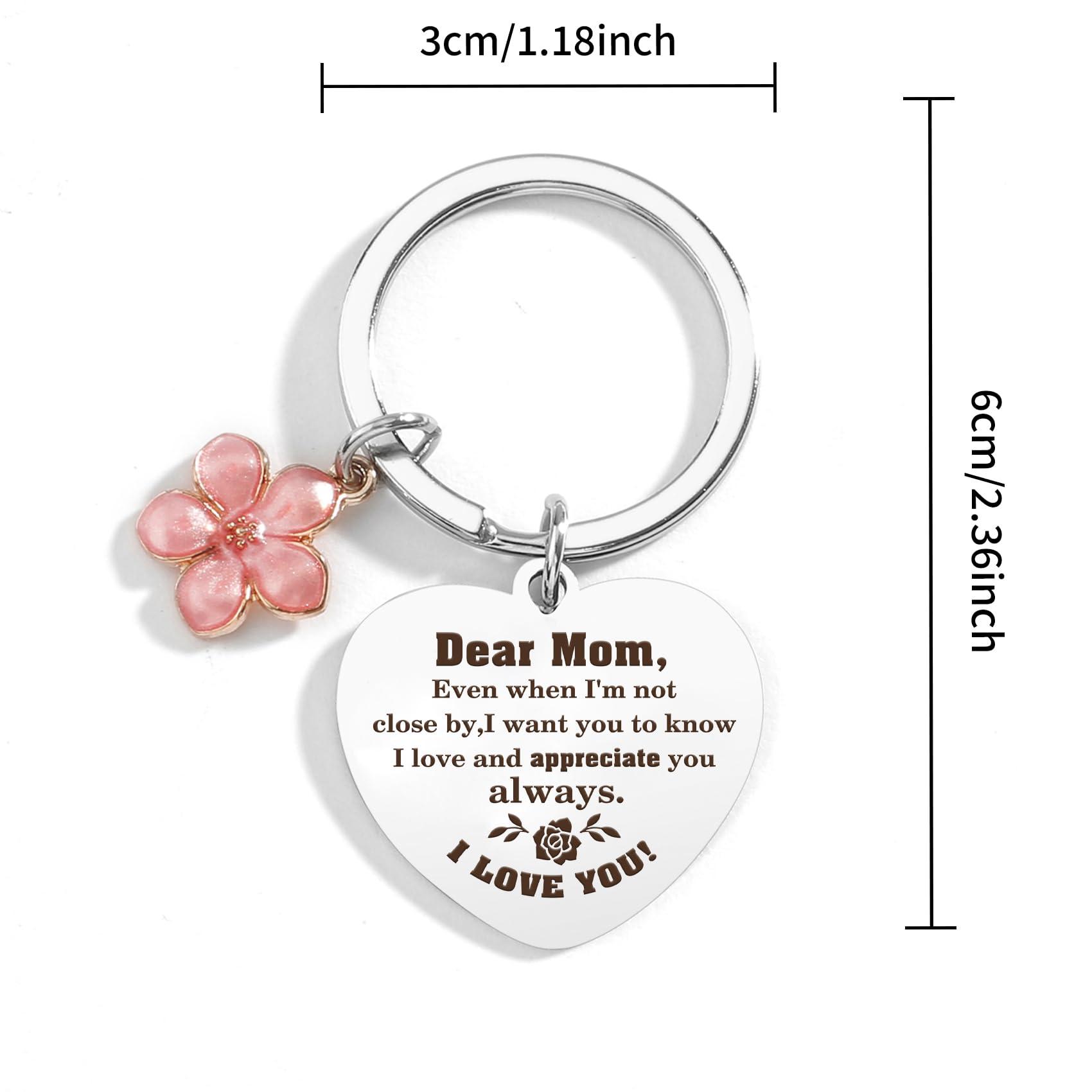 Gifts for Mom from Son Daughter Birthday Mothers Day Gifts Mothers Day Keychain Presents Best Mom ever Gift Ideas - Image 2