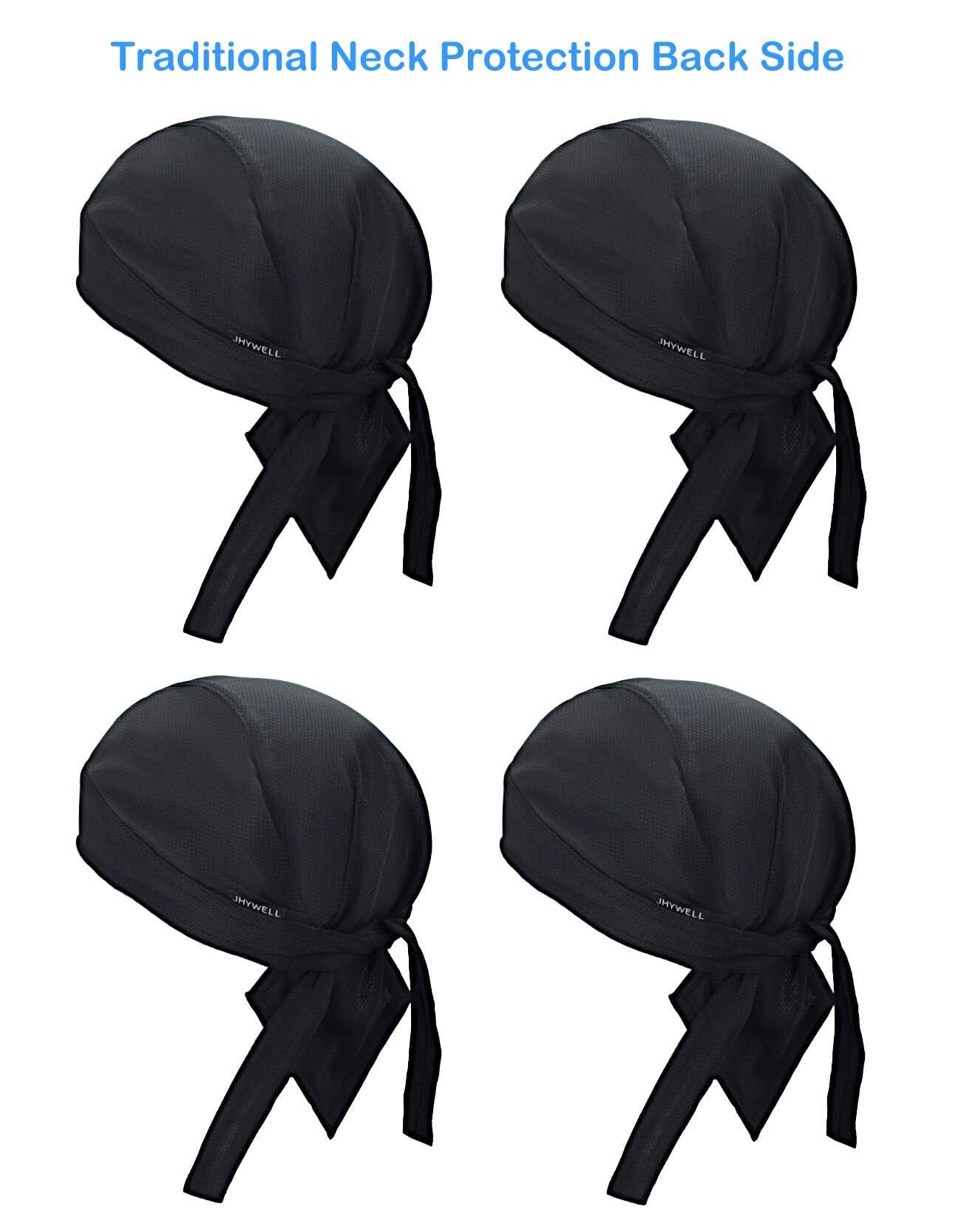 Sweat Wicking Doo Rag Cooling Dew Rag Helmet Liner Large Motorcycle Do Rags Head Wrap Bandana Skull Caps for Men and Women - Image 2