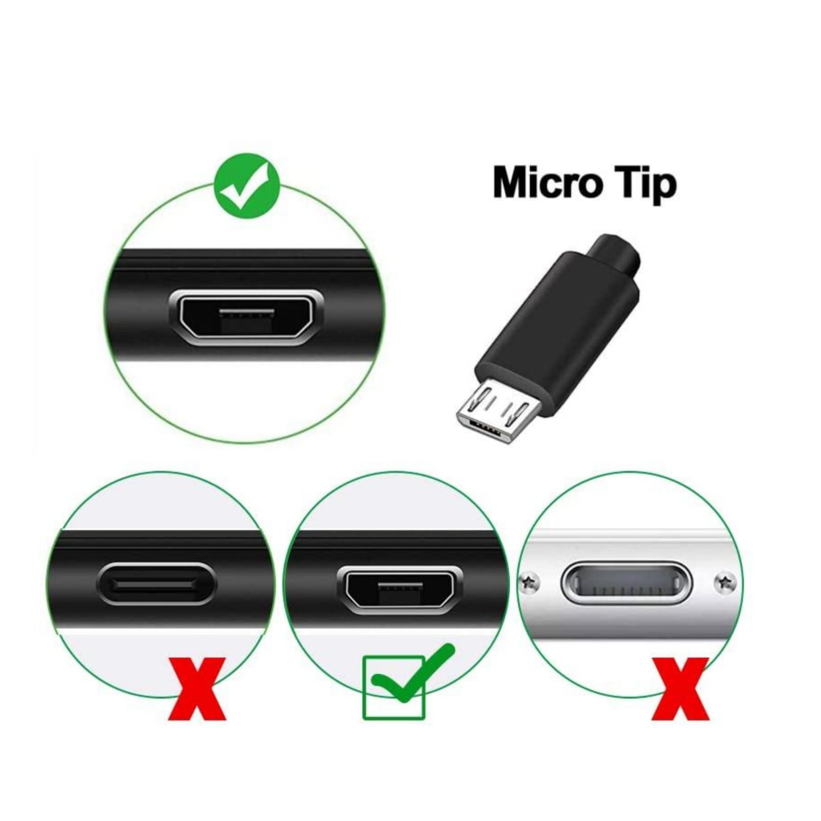 Micro USB Charging Cable Power Supply Wire for Bose QC20, Beats Studio2.0, Beats Powerbeats2.0 Headphones-0.6ft - Image 2
