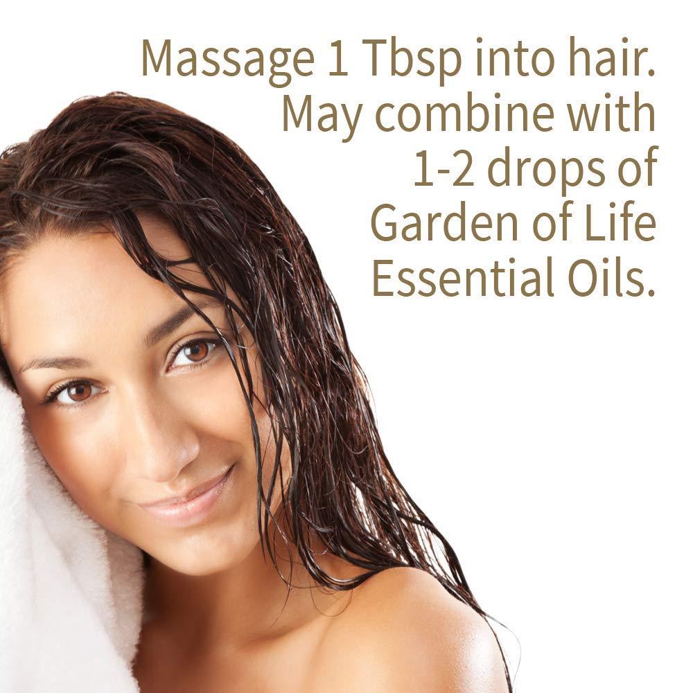 Garden of Life Jojoba Oil 100% Organic & Pure Golden Jojoba Oil for Hair, Skin and Face - Cold Pressed Jojoba Body Oil, Massage, or Use as a Carrier Oil for Making Lip Balms & Body Butters, 4 fl oz - Image 5