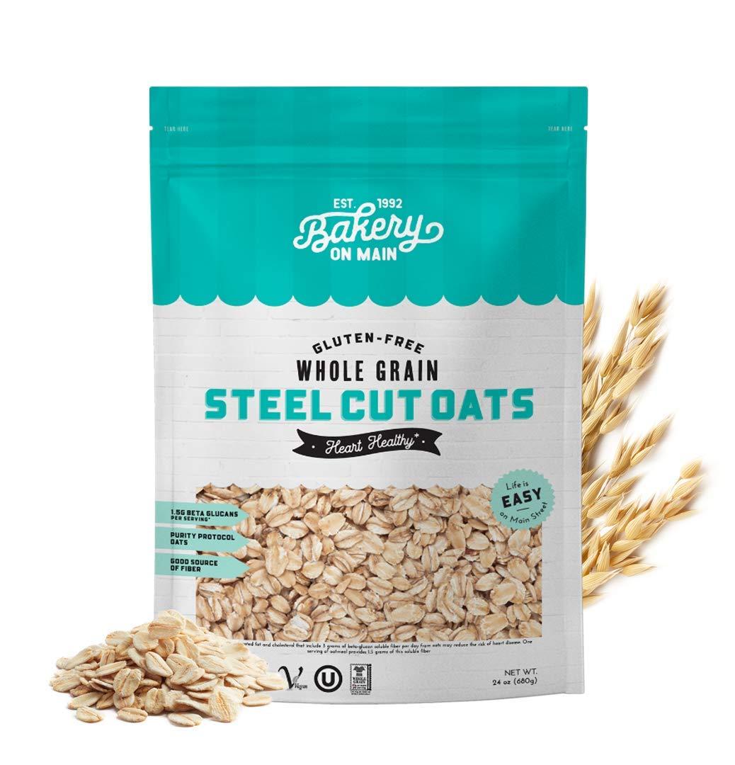 Bakery On Main Steel Cut Oats - Gluten Free, Non-GMO Project Verified, Purity Protocol, Kosher, Resealable Bag, 24oz (Pack of 2) - Image 4
