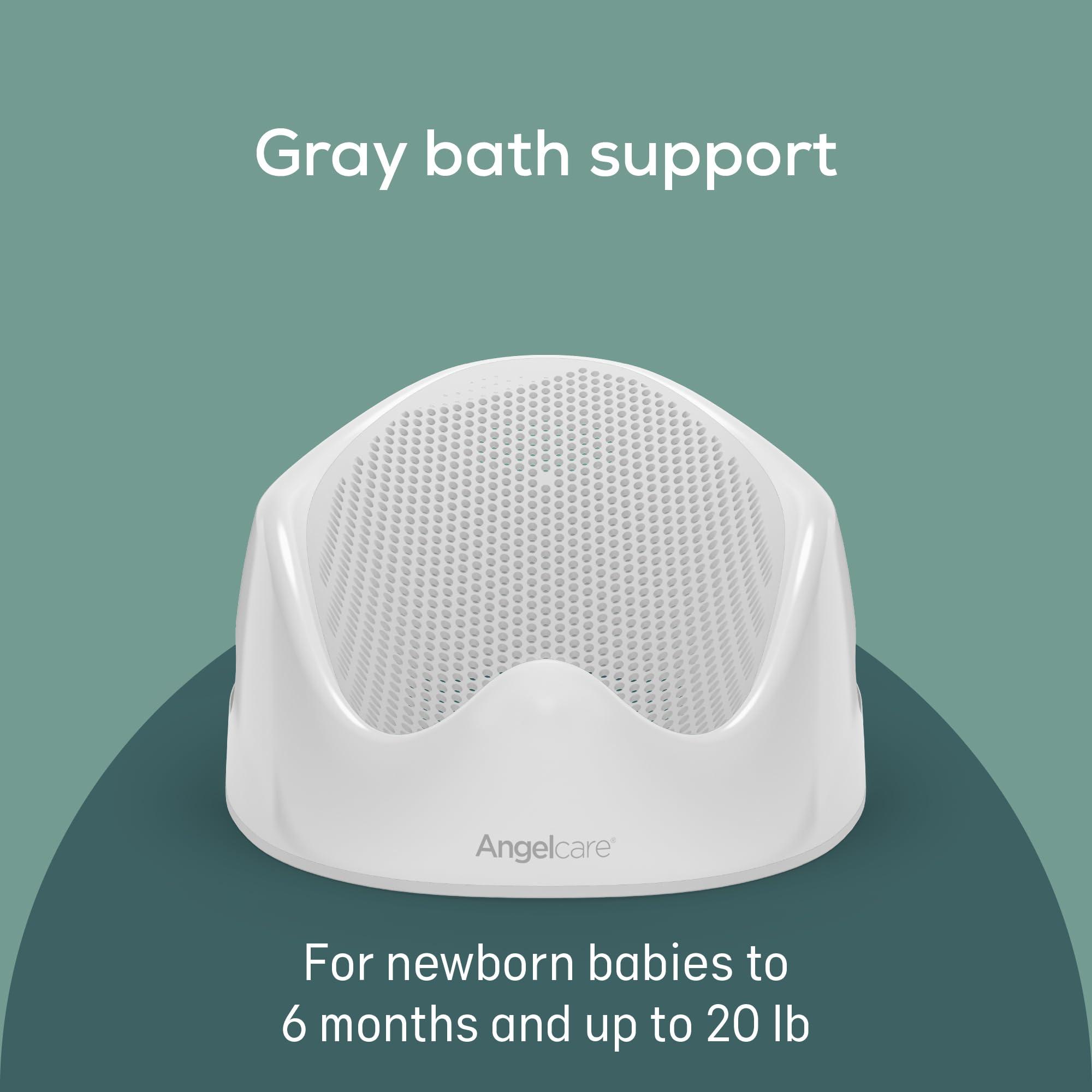 Angelcare Baby Bath Support (Gray) | Ideal for Babies Less Than 6 Months Old - Image 3