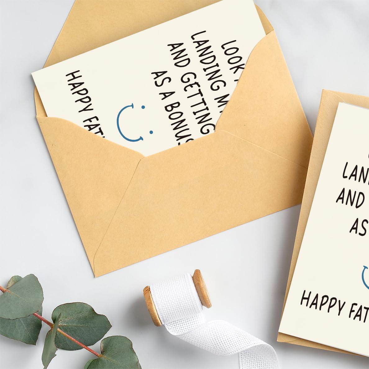 WowBefun Funny Fathers Day Card & Gifts from Daughter or Son | Dad Gifts for Fathers Day | Happy Father's Day Card & Gift for Dad | Father's Day Decorations - Image 2