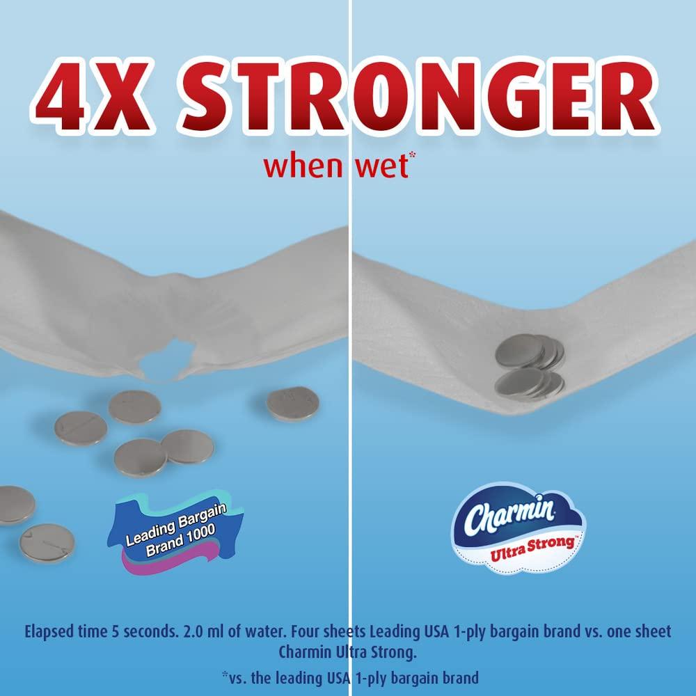 Charmin Ultra Strong Toilet Paper 4 Mega Rolls, 242 Sheets Per Roll - Image 5