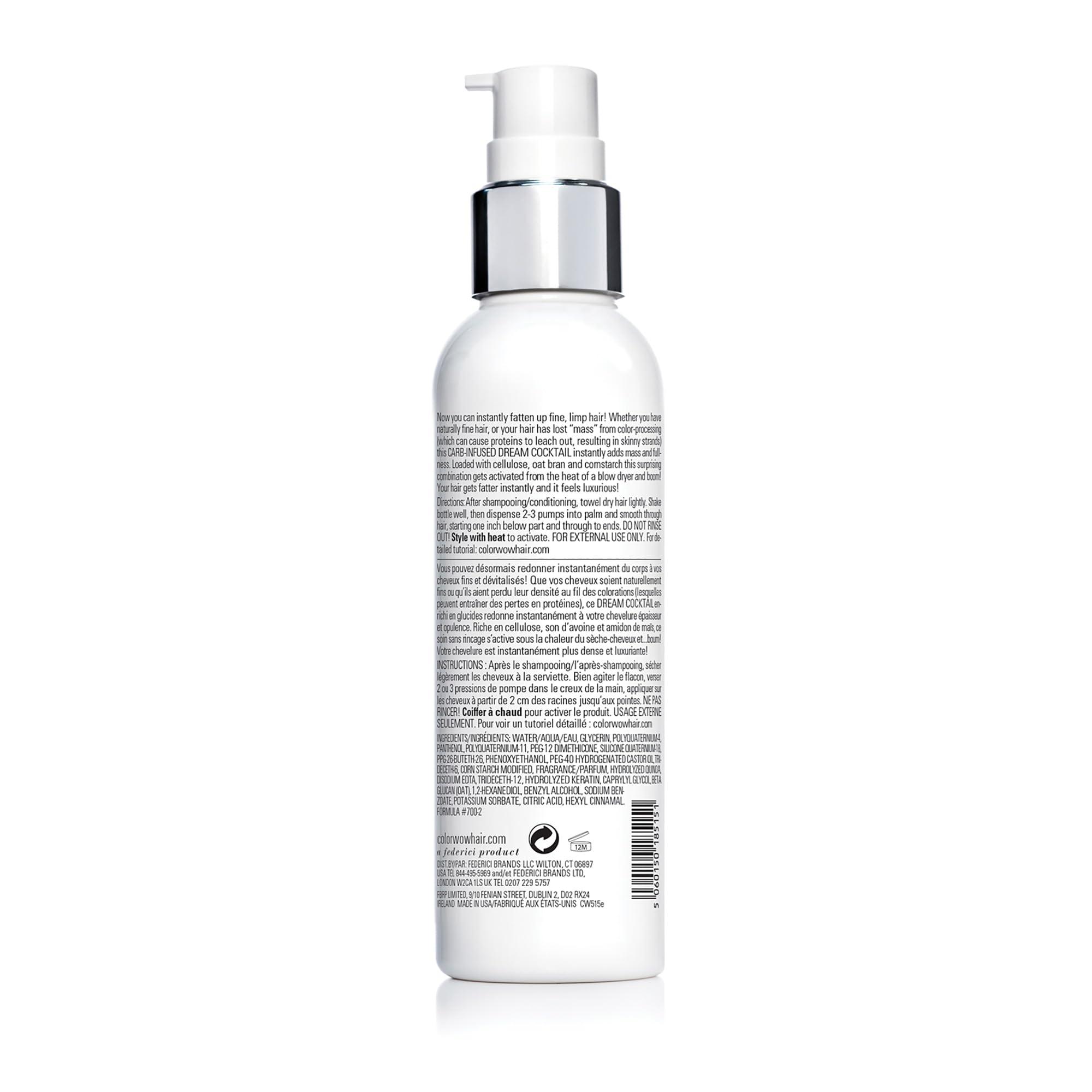 COLOR WOW Dream Cocktail Carb Infused Leave-in Treatment – Transform Thin Hair to Thick & Full | with Heat Protection - Image 2