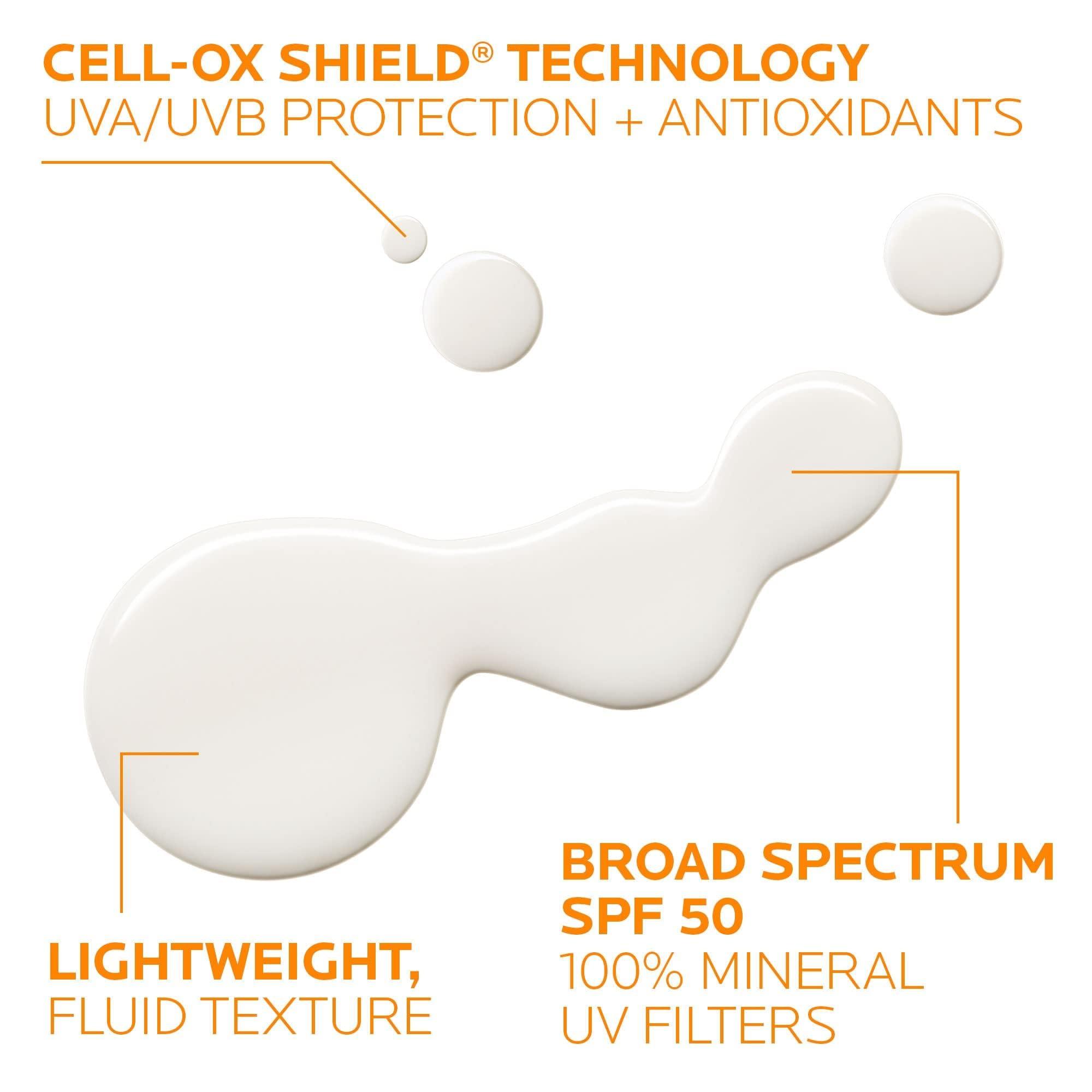 La Roche-Posay Anthelios Sunscreen SPF 50, Ultra-Light Fluid Broad Spectrum SPF 50, Face Sunscreen with Titanium Dioxide Mineral, Lightweight & Fast-Absorbing, Oil-Free, Matte Finish - Image 4