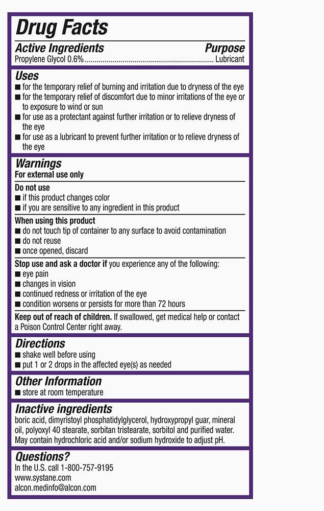 Systane Complete Unit-Dose Preservative-Free Eye Drops 30ct Single-use vials for Dry Eye Relief - Image 2