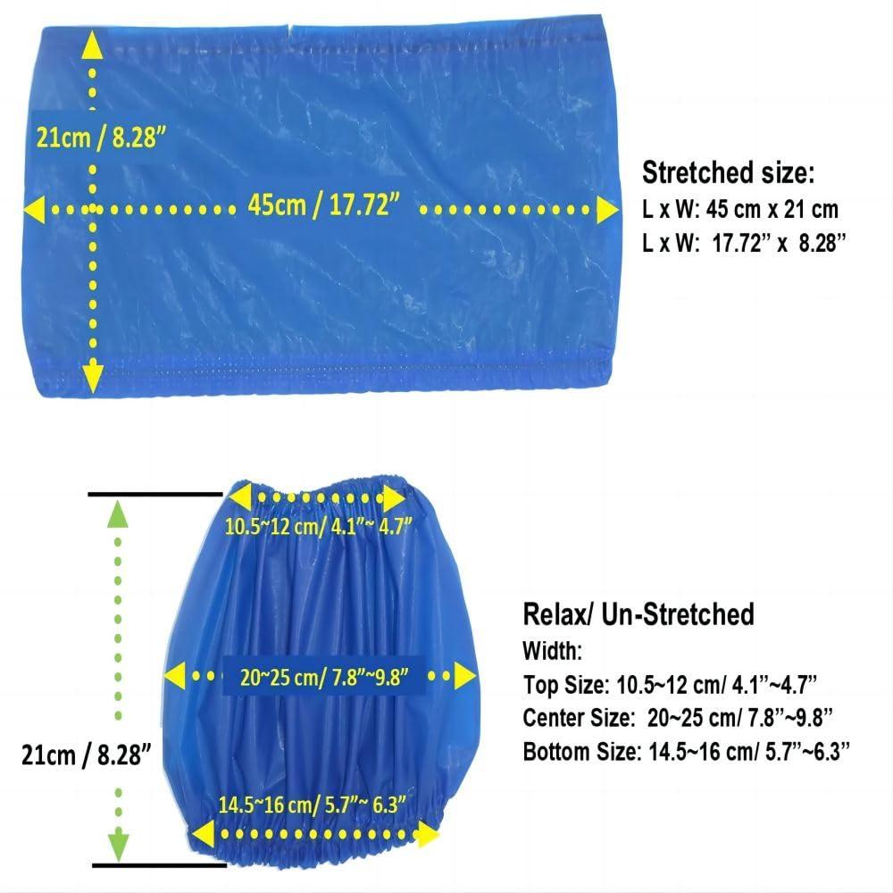 Shoe Covers, Disposable Shoe Covers, Plastic Shoe Covers, Durable Waterproof Non-Slip Shoe Covers, New Designed Shoe and Boots Covers for Indoor and Outdoor, Construction Site, Hikers, - Image 2