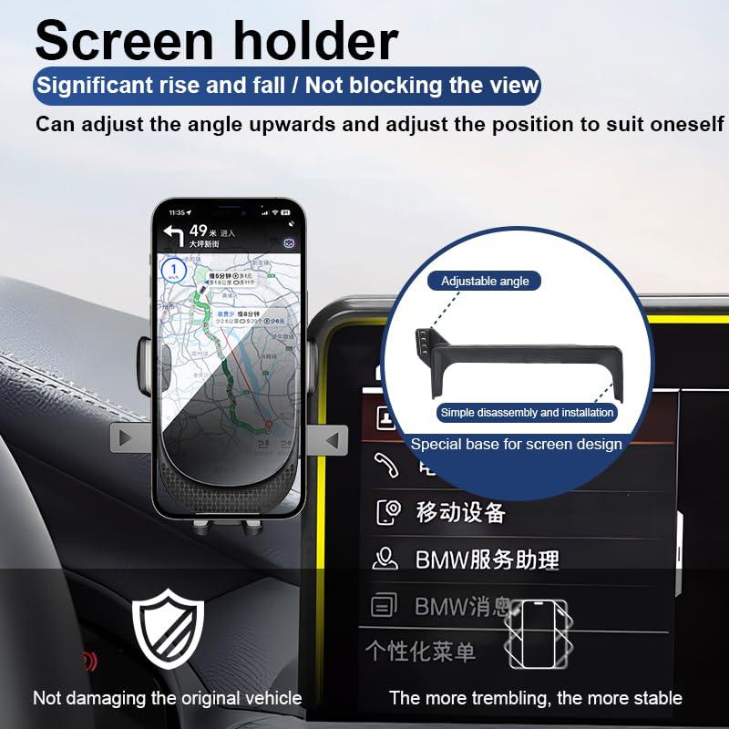 Car Phone Holder for Ford Bronco Sport Auto Accessories [Only for 2021-2024 Bronco Sport] [Auto Lock Hands Free Cell Phone Mount Car fits for iPhone & All Smartphones] - Image 3