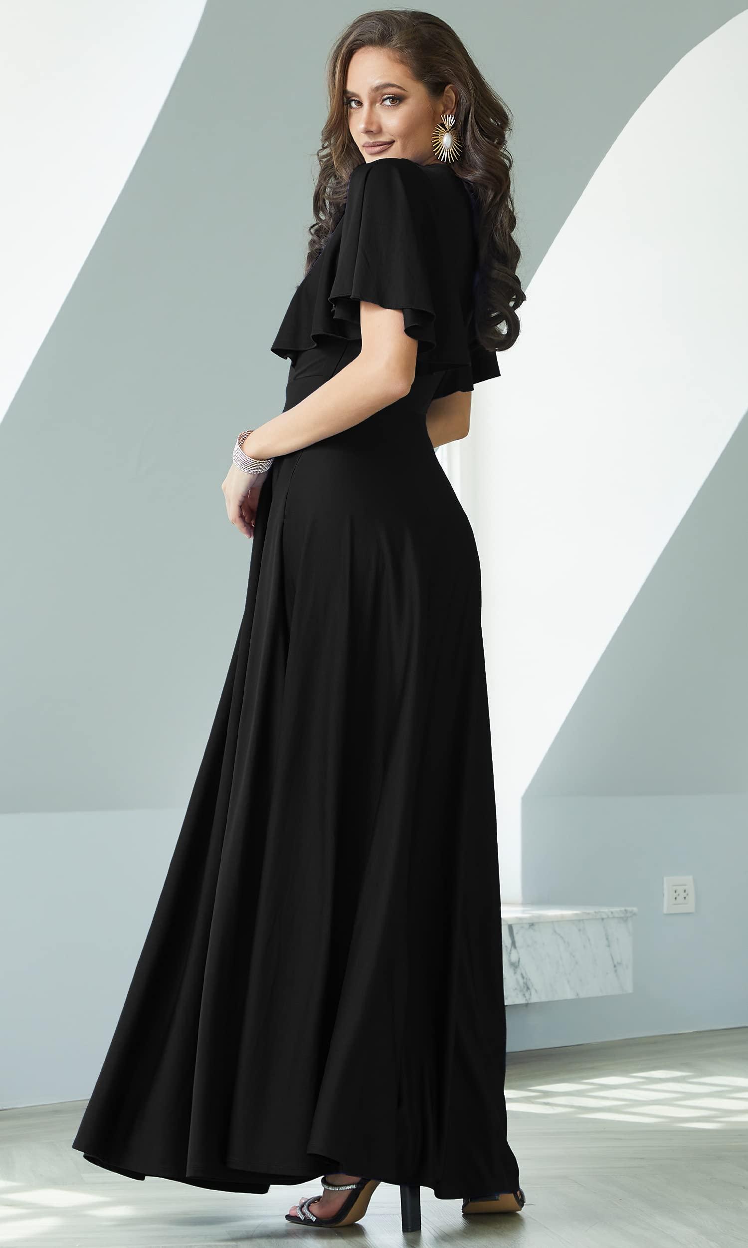 KOH KOH Womens 2025 Long Elegant Bridesmaid Evening Cocktail Modest Maxi Dress - Image 4